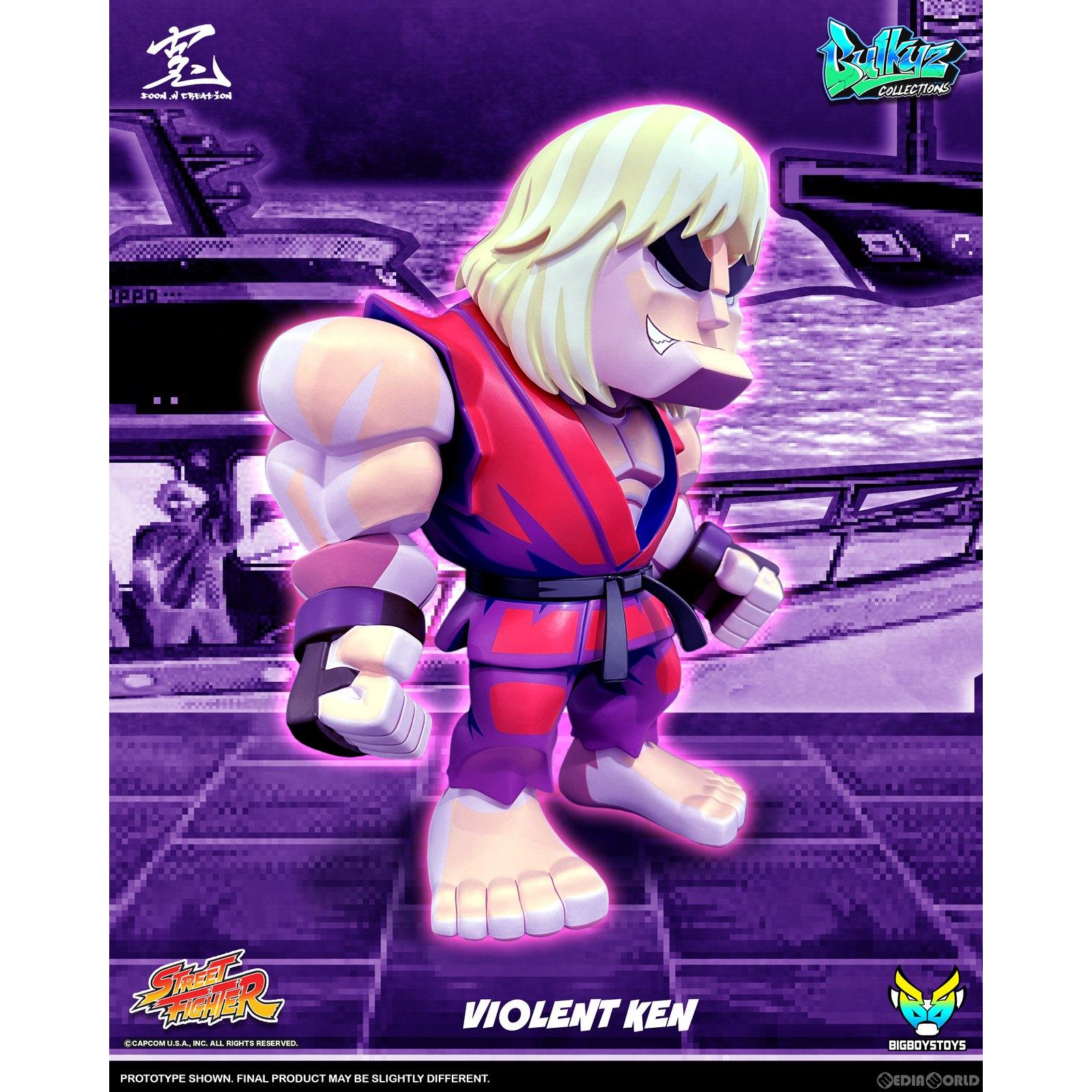 【新品即納】[SFT] Bulkyz Collections Violent Ken(洗脳されたケン) STREET FIGHTER(ストリートファイター) 完成品 ソフビフィギュア(AX-0296) BigBoysToys(ビッグボーイズトイズ) /アルファマックス(20240531)