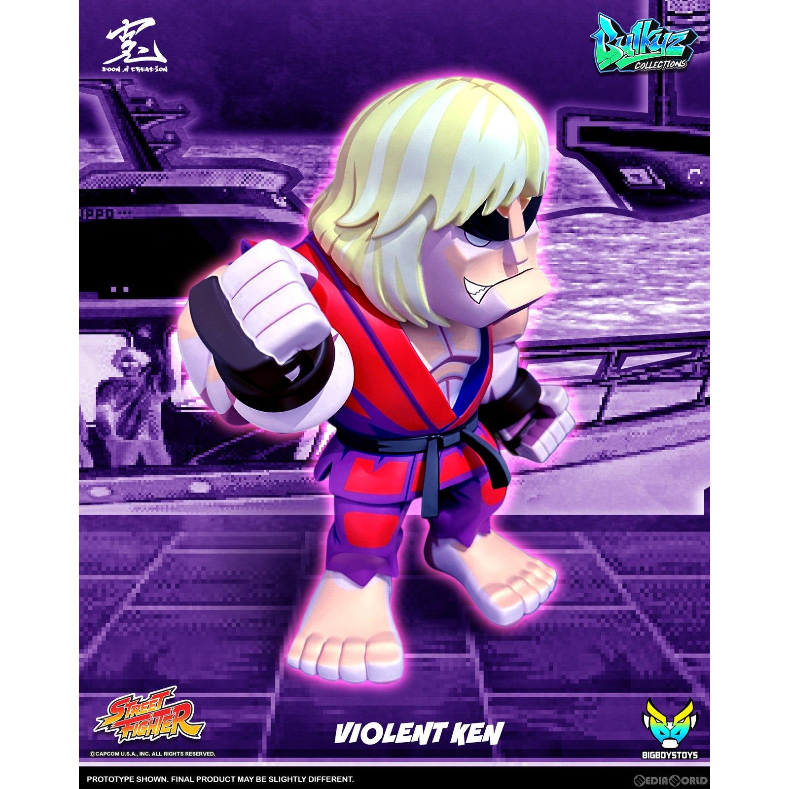 【新品即納】[SFT] Bulkyz Collections Violent Ken(洗脳されたケン) STREET FIGHTER(ストリートファイター) 完成品 ソフビフィギュア(AX-0296) BigBoysToys(ビッグボーイズトイズ) /アルファマックス(20240531)