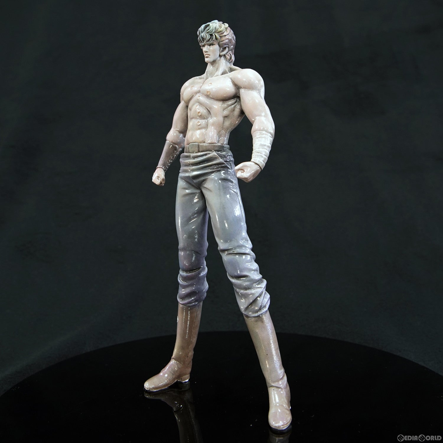 【新品即納】[SFT]ケンシロウ 北斗の拳 1/8 ソフビキット復刻版(ソフトビニール製組立キット) ソフビフィギュア(SKC1111) 海洋堂/海洋堂高知(20240321)