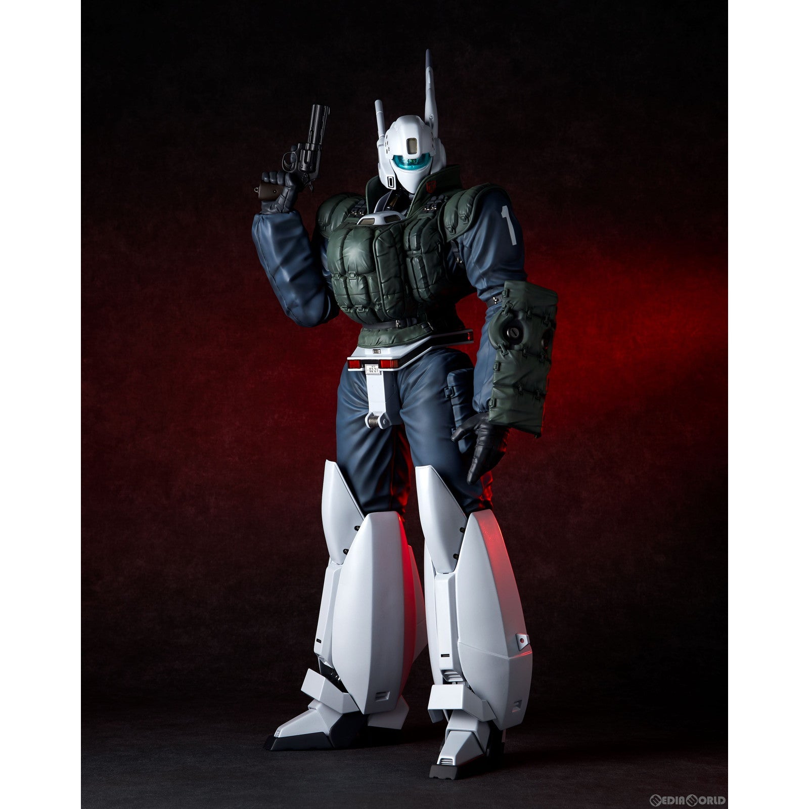 【中古即納】[SFT] メガソフビ イングラムリアクティブアーマー1号機 機動警察パトレイバー2 the Movie 完成品 ソフビフィギュア(MS014) 海洋堂(20240830)
