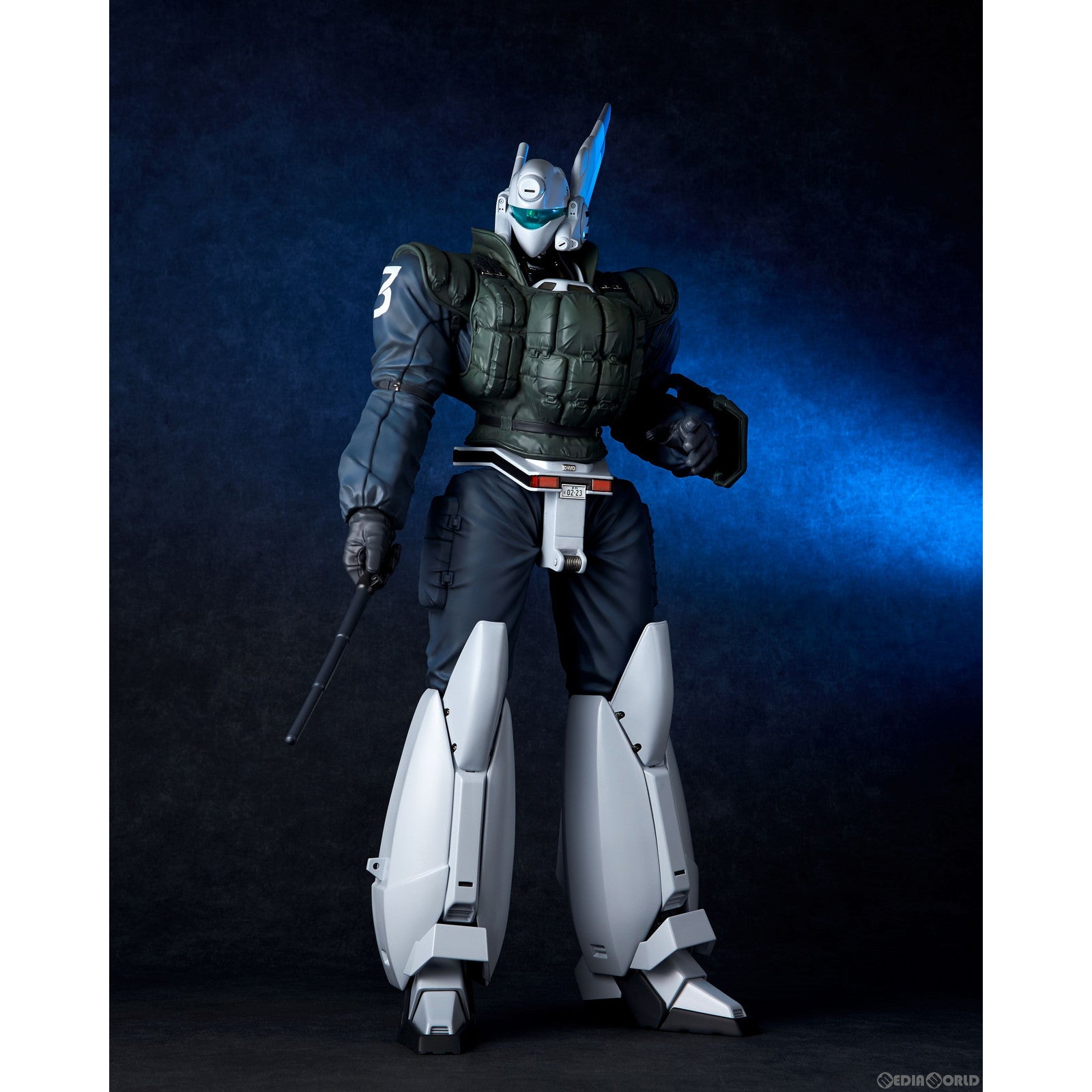 【中古即納】[SFT] メガソフビ イングラムリアクティブアーマー3号機 機動警察パトレイバー2 the Movie 完成品 ソフビフィギュア(MS016) 海洋堂(20240830)