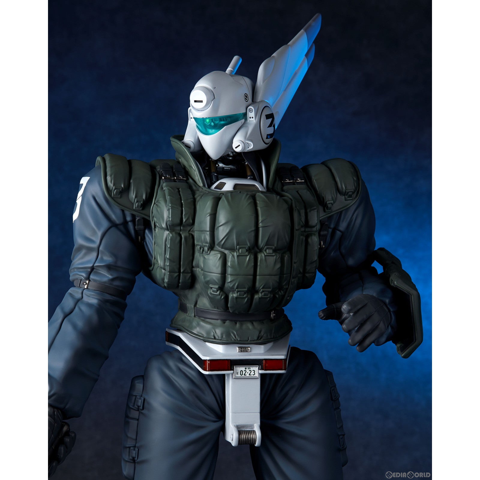【中古即納】[SFT] メガソフビ イングラムリアクティブアーマー3号機 機動警察パトレイバー2 the Movie 完成品 ソフビフィギュア(MS016) 海洋堂(20240830)