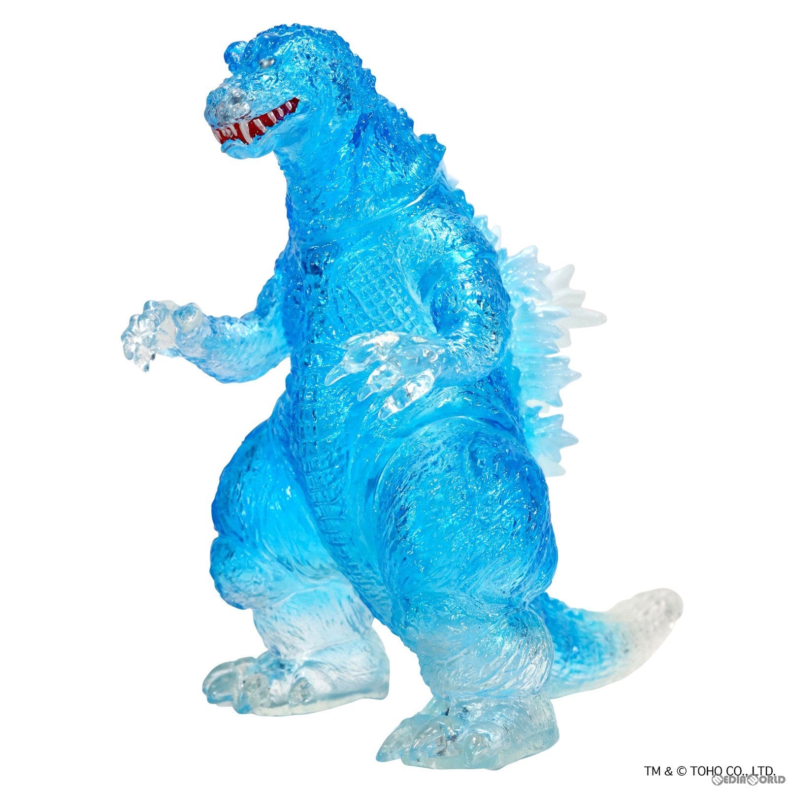 【新品即納】[SFT] CCPミドルサイズシリーズ ゴジラEX 第3弾 ゴジラ(2001) クリアブルー Ver. ゴジラ・モスラ・キングギドラ 大怪獣総攻撃 完成品 ソフビフィギュア CCP(20240531)