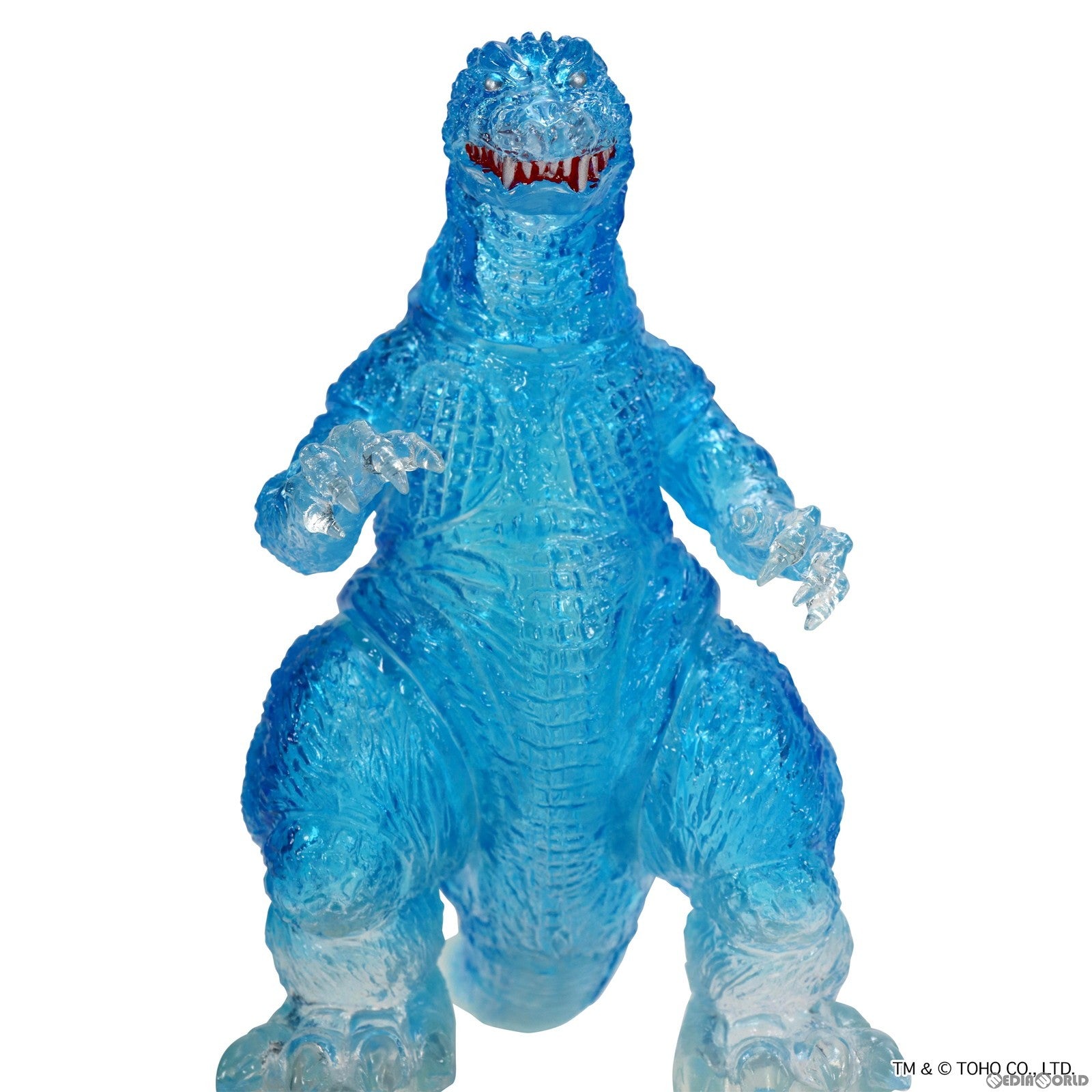 【新品即納】[SFT] CCPミドルサイズシリーズ ゴジラEX 第3弾 ゴジラ(2001) クリアブルー Ver. ゴジラ・モスラ・キングギドラ 大怪獣総攻撃 完成品 ソフビフィギュア CCP(20240531)