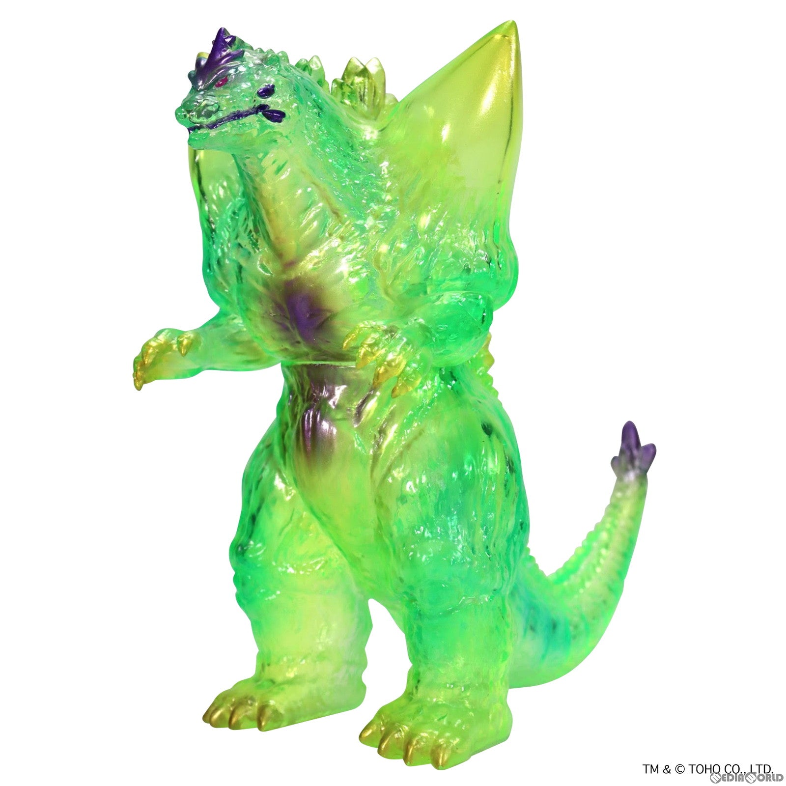 【新品即納】[SFT] CCPミドルサイズシリーズ ゴジラEX 第3弾 スペースゴジラ クリアグリーン Ver. ゴジラVSスペースゴジラ 完成品 ソフビフィギュア CCP(20240531)
