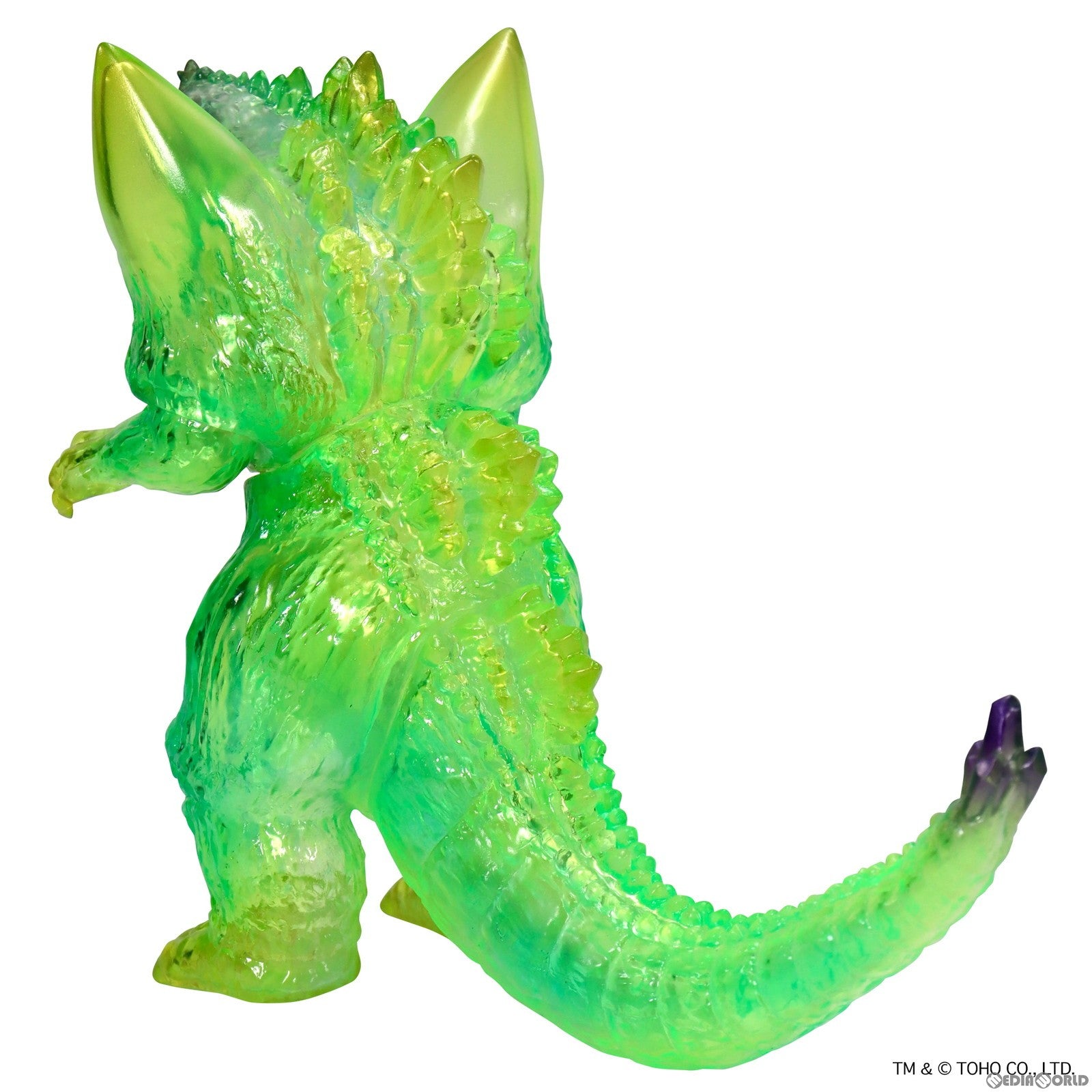 【新品即納】[SFT] CCPミドルサイズシリーズ ゴジラEX 第3弾 スペースゴジラ クリアグリーン Ver. ゴジラVSスペースゴジラ 完成品 ソフビフィギュア CCP(20240531)