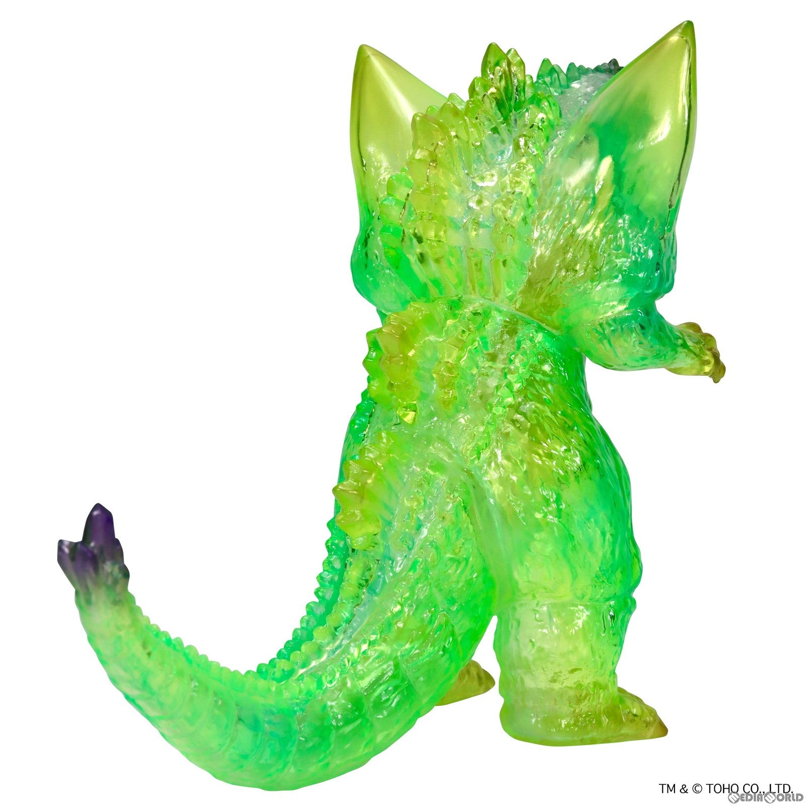 【新品即納】[SFT] CCPミドルサイズシリーズ ゴジラEX 第3弾 スペースゴジラ クリアグリーン Ver. ゴジラVSスペースゴジラ 完成品 ソフビフィギュア CCP(20240531)