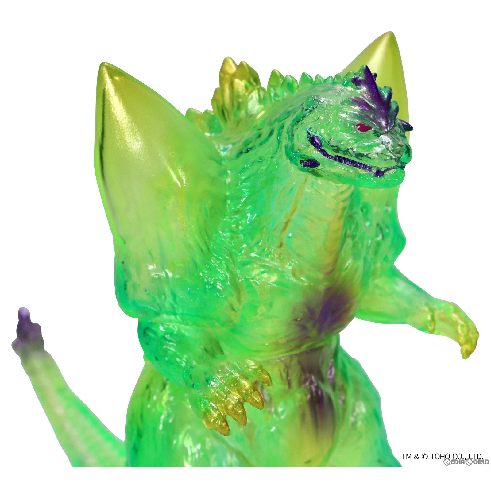 【新品即納】[SFT] CCPミドルサイズシリーズ ゴジラEX 第3弾 スペースゴジラ クリアグリーン Ver. ゴジラVSスペースゴジラ 完成品 ソフビフィギュア CCP(20240531)