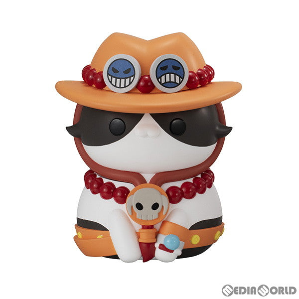 【新品即納】[SFT] MEGA CAT PROJECT ポートガス・D・エース ニャンとも大きなニャンピースニャーン! ONE PIECE(ワンピース) 完成品 ソフビフィギュア メガハウス(20240830)
