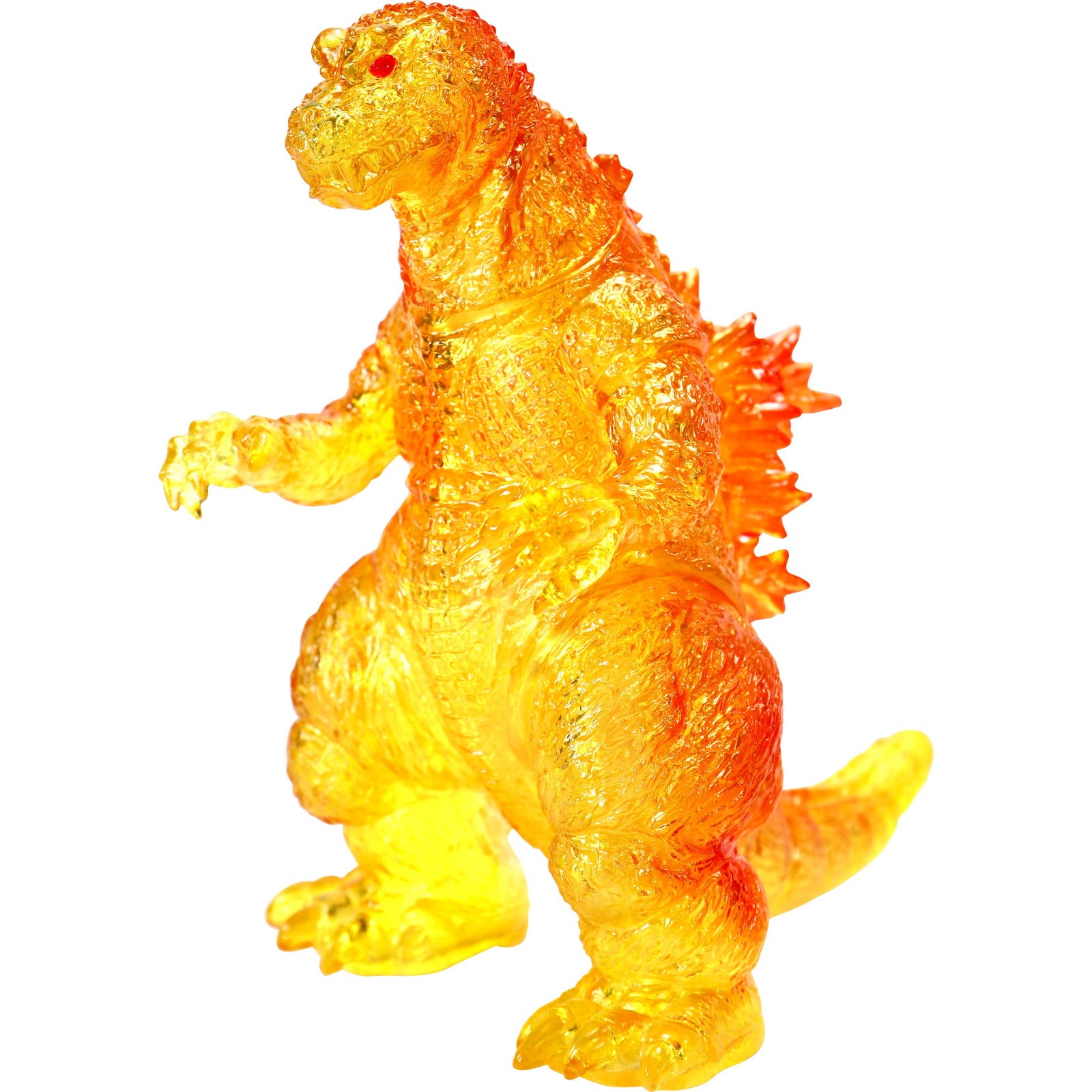 【新品即納】[SFT] CCPミドルサイズシリーズ ゴジラEX 第4弾 ゴジラ(2001) クリアオレンジ Ver. ゴジラ・モスラ・キングギドラ 大怪獣総攻撃 完成品 ソフビフィギュア CCP(20240829)