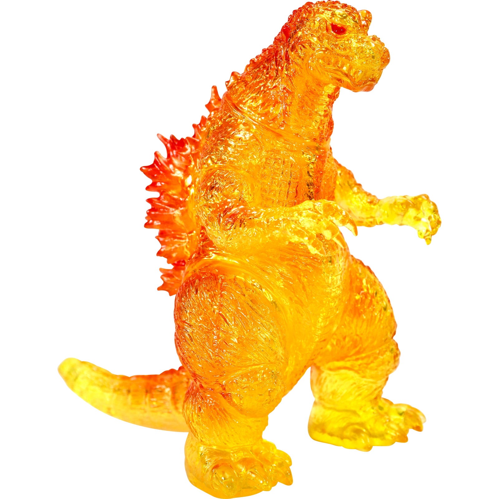 【新品即納】[SFT] CCPミドルサイズシリーズ ゴジラEX 第4弾 ゴジラ(2001) クリアオレンジ Ver. ゴジラ・モスラ・キングギドラ 大怪獣総攻撃 完成品 ソフビフィギュア CCP(20240829)
