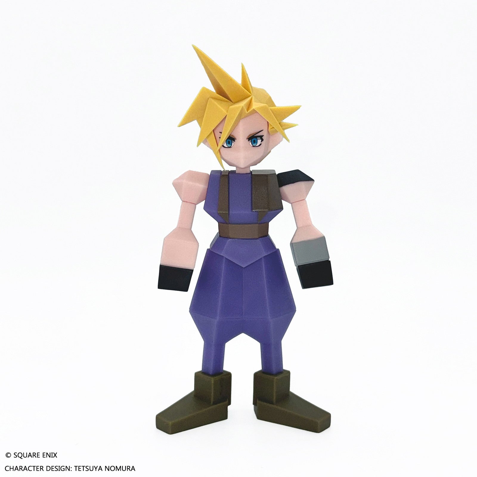 【新品即納】[SFT] ポリゴンソフビ クラウド・ストライフ FINAL FANTASY VII(ファイナルファンタジー7) 完成品 ソフビフィギュア スクウェア・エニックス(20250331)