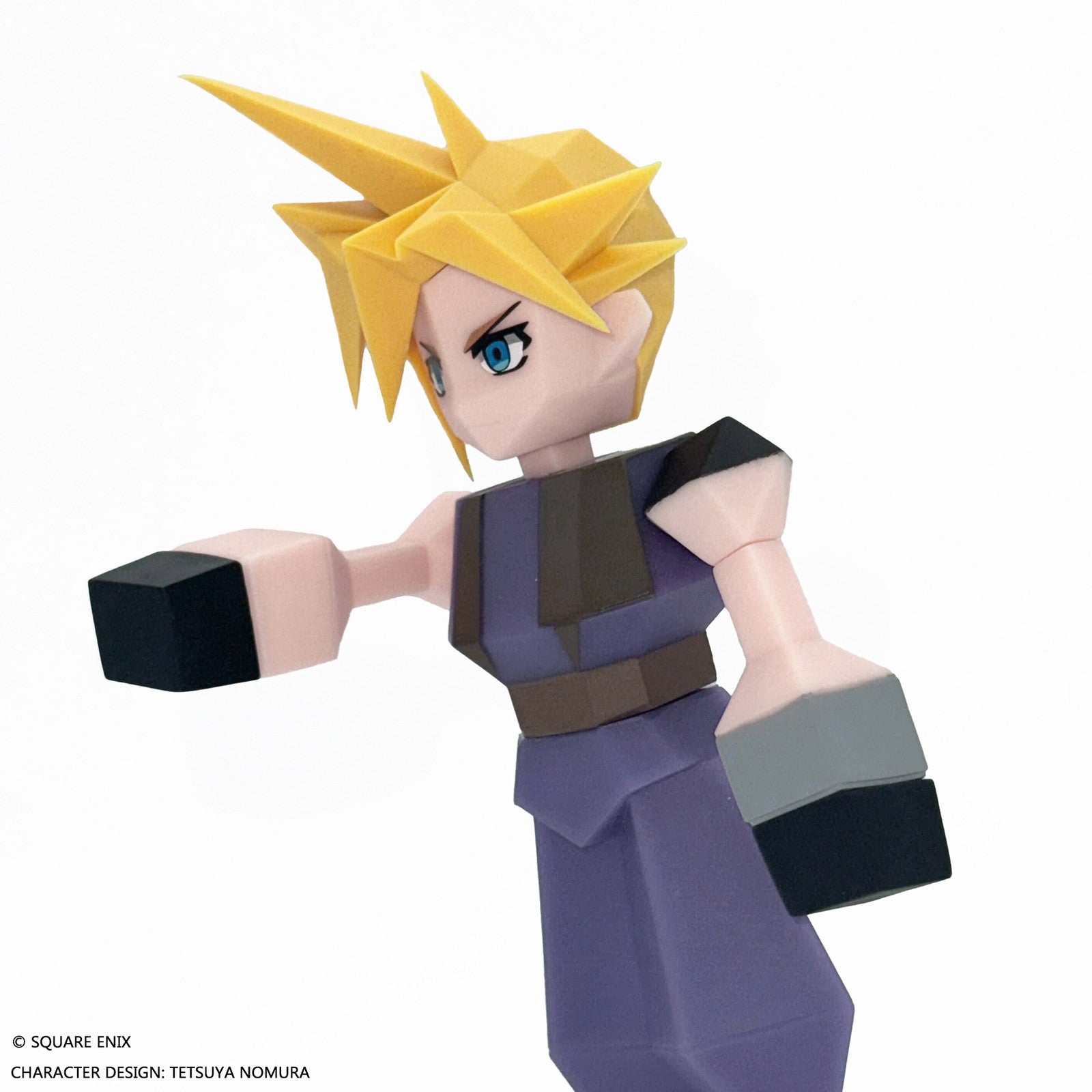 【新品即納】[SFT] ポリゴンソフビ クラウド・ストライフ FINAL FANTASY VII(ファイナルファンタジー7) 完成品 ソフビフィギュア スクウェア・エニックス(20250331)