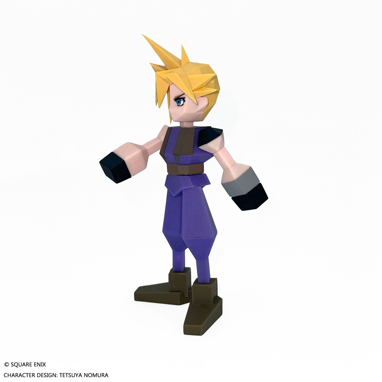 【新品即納】[SFT] ポリゴンソフビ クラウド・ストライフ FINAL FANTASY VII(ファイナルファンタジー7) 完成品 ソフビフィギュア スクウェア・エニックス(20250331)