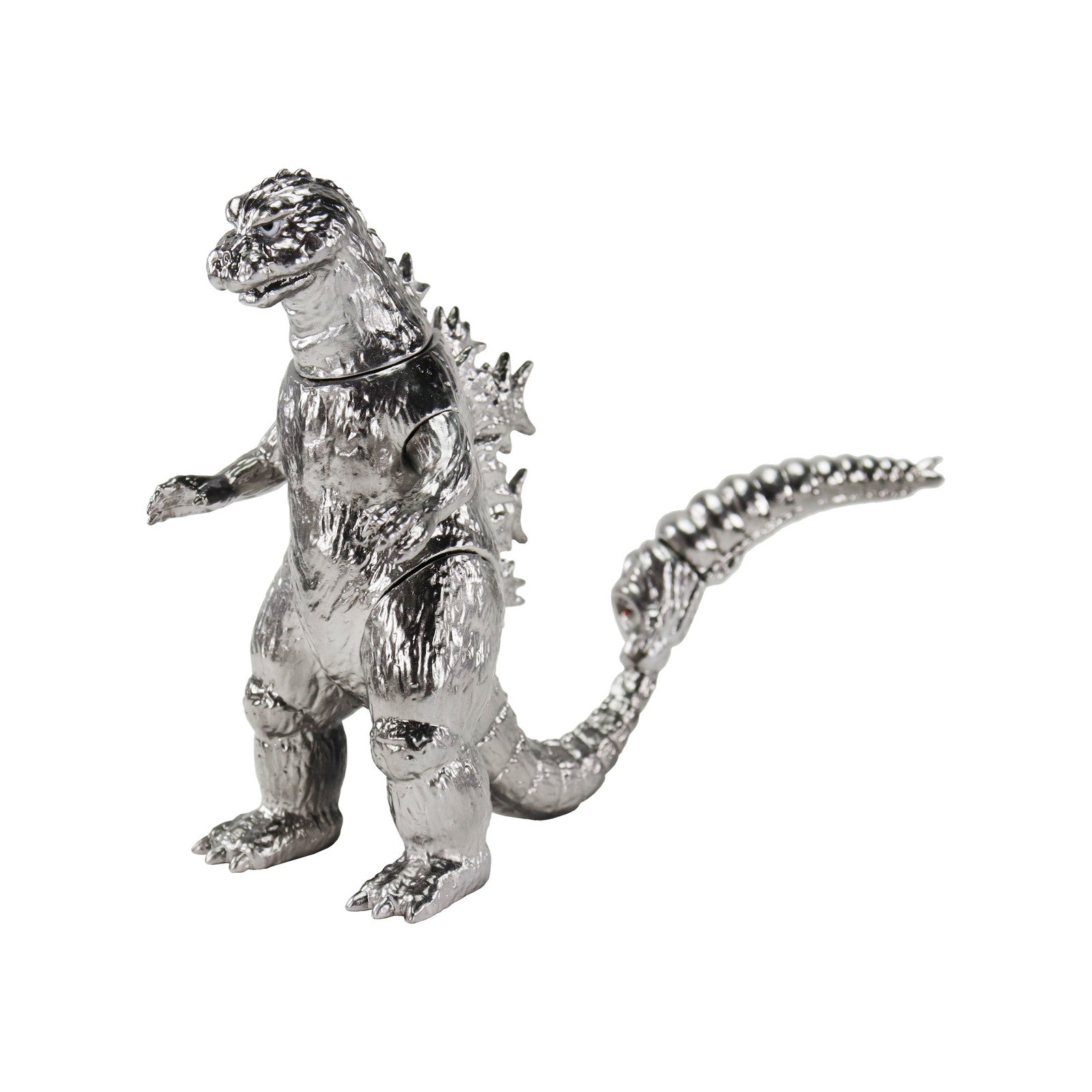 【新品即納】[SFT] CCPミドルサイズシリーズ 第13弾 ゴジラ(1964) メッキペイントシルバー Ver. 完成品 ソフビフィギュア CCP(20250612)