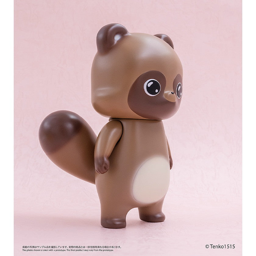 【新品即納】[SFT] Chibi Creature ぽnきち 二尾の小狐てnこ 完成品 ソフビフィギュア EMBER TOYS(エンバートイズ)(20251125)