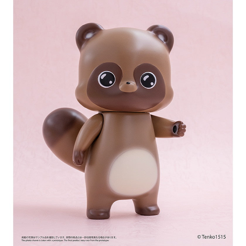 【新品即納】[SFT] Chibi Creature ぽnきち 二尾の小狐てnこ 完成品 ソフビフィギュア EMBER TOYS(エンバートイズ)(20251125)