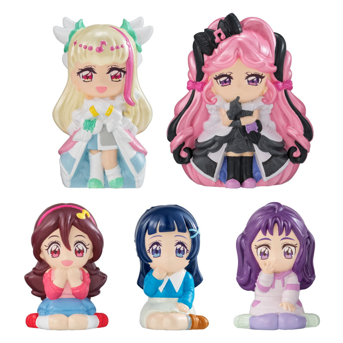 【新品】【お取り寄せ】[SFT] (BOX)(食玩) キミとアイドルプリキュア♪スウィートパールドール2 ソフビフィギュア(10個) バンダイ(20251014)