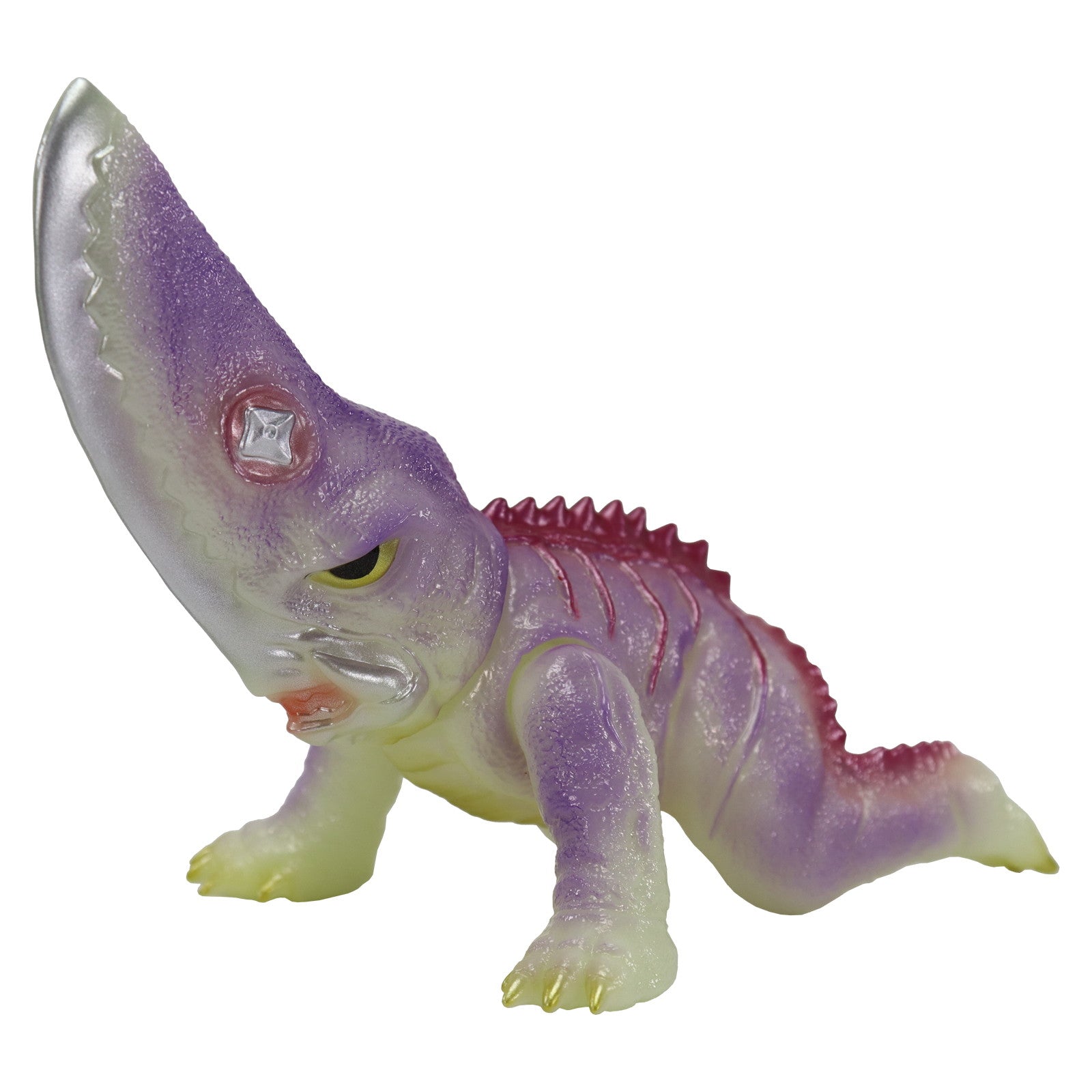 【新品即納】[SFT] ミドルサイズシリーズ ガメラ 第6弾 ギロン(1969) ルミナスパープル Ver. ガメラ対大悪獣ギロン 完成品 ソフビフィギュア CCP(20251217)