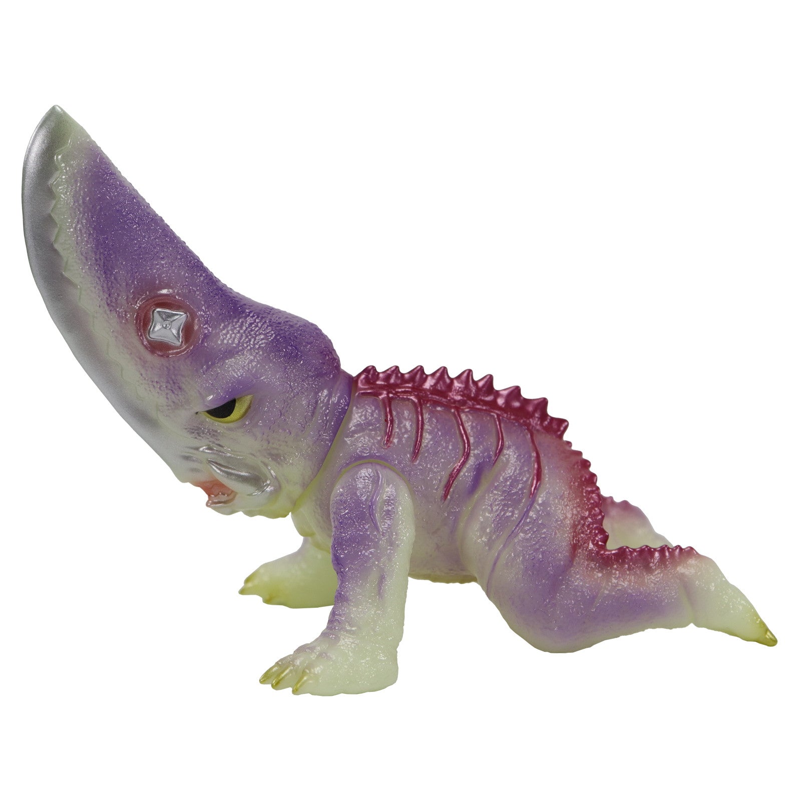 【新品即納】[SFT] ミドルサイズシリーズ ガメラ 第6弾 ギロン(1969) ルミナスパープル Ver. ガメラ対大悪獣ギロン 完成品 ソフビフィギュア CCP(20251217)