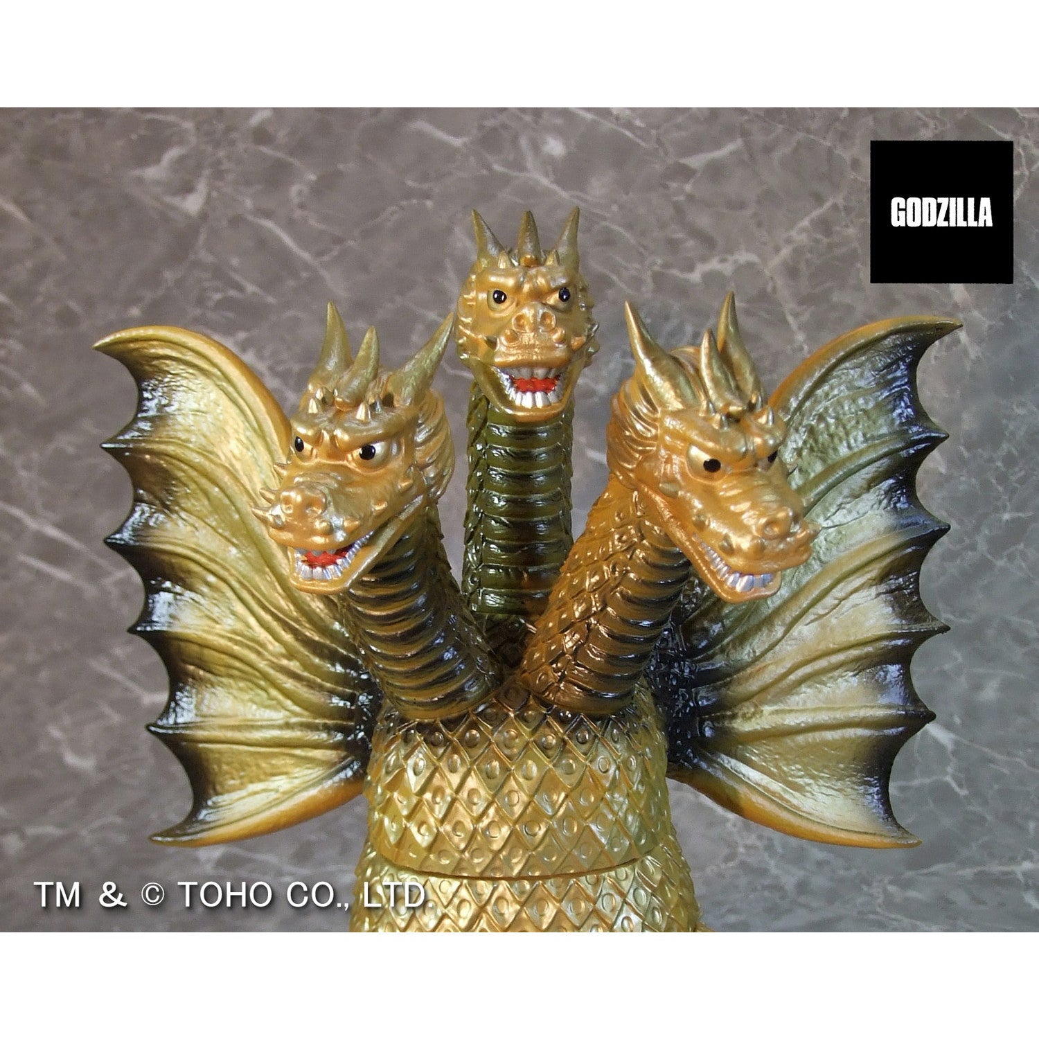 【新品即納】[SFT] グレートザウルスシリーズ キングギドラ 三大怪獣 地球最大の決戦 完成品 ソフビフィギュア プレックス(20260131)
