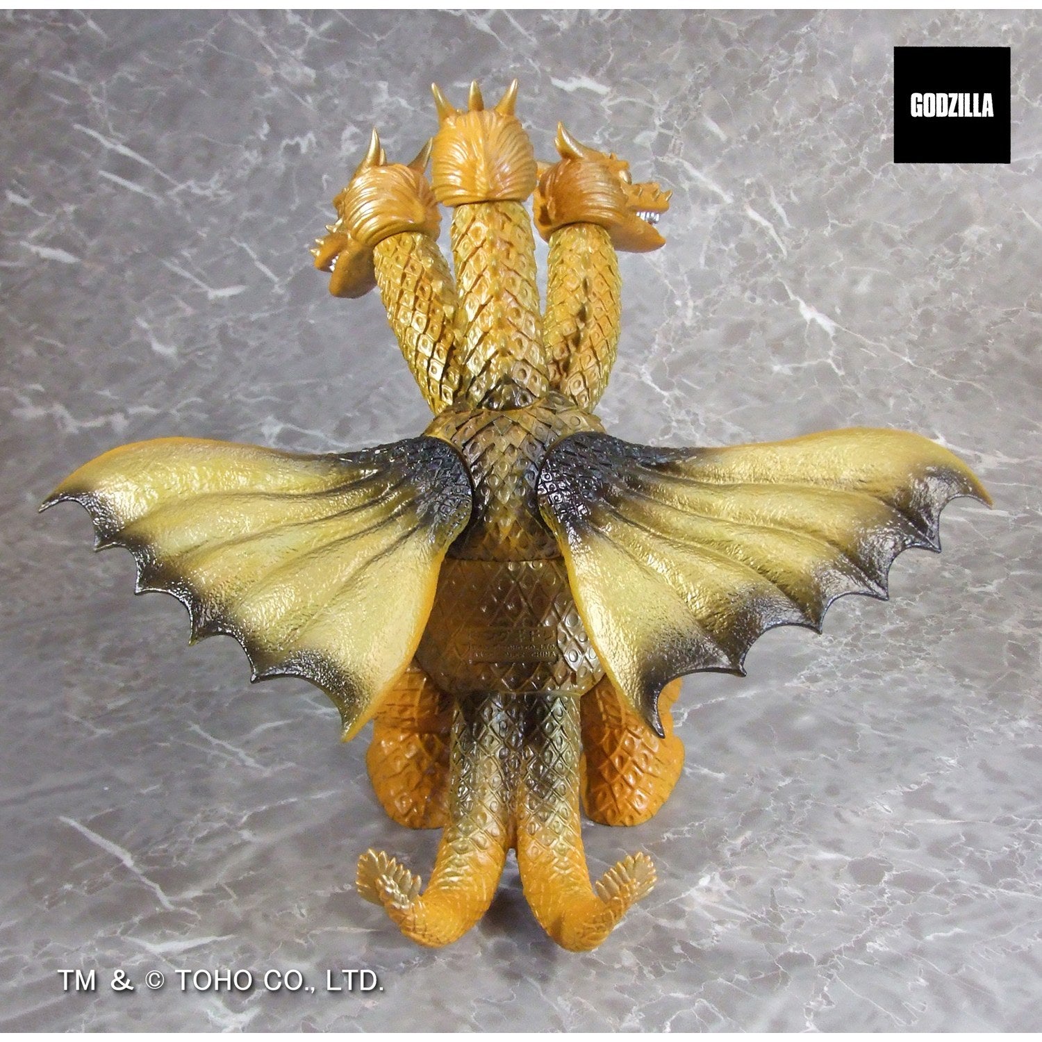 【新品即納】[SFT] グレートザウルスシリーズ キングギドラ 三大怪獣 地球最大の決戦 完成品 ソフビフィギュア プレックス(20260131)