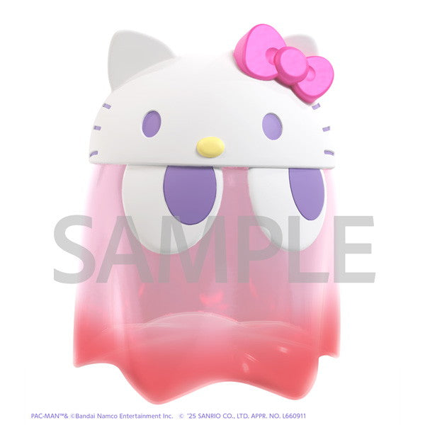 【新品即納】[SFT] ちびコレクトフィギュア デラックス ゴーストハローキティ クリアカラーver. パックマン×サンリオキャラクターズ 完成品 ソフビフィギュア メガハウス(20260228)