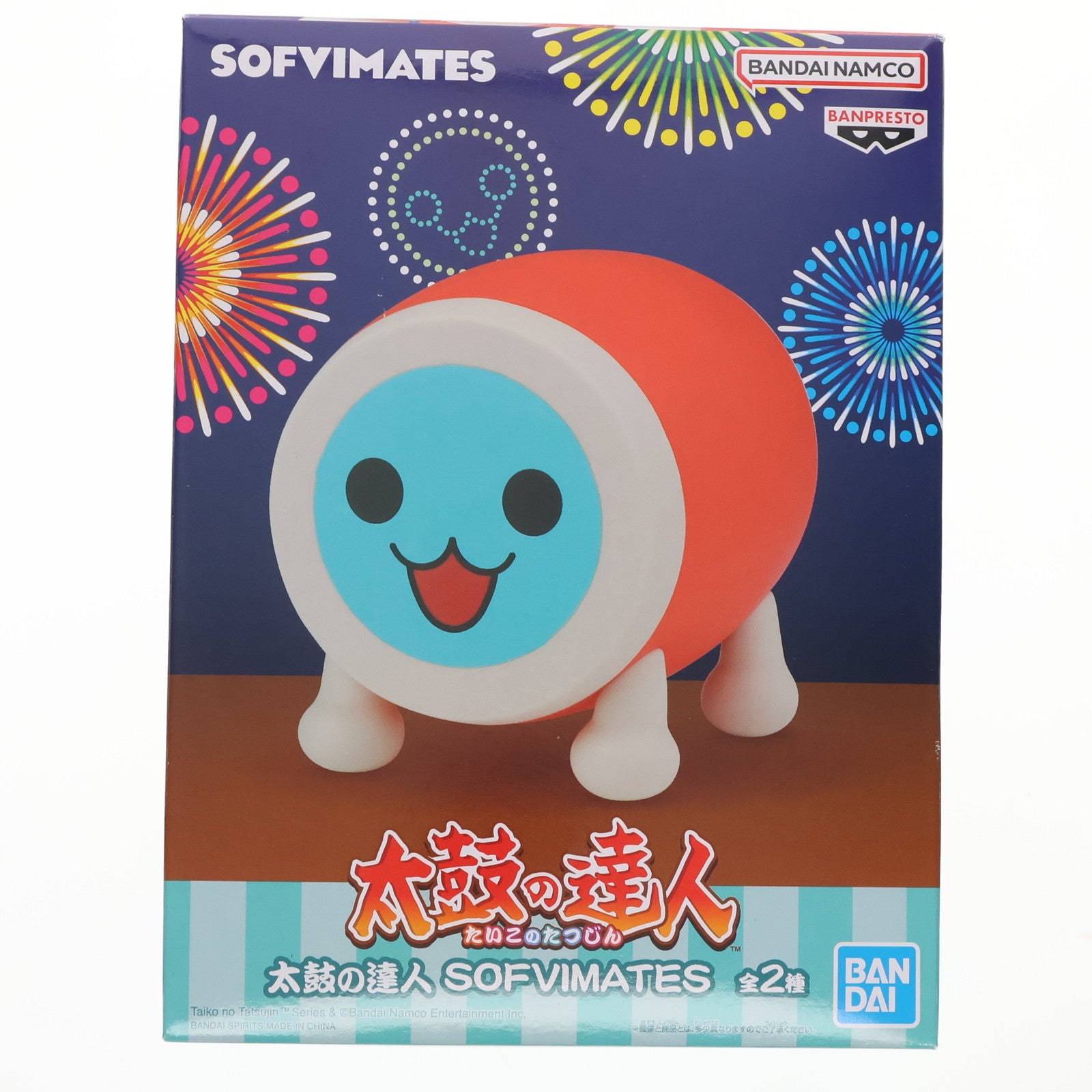 【中古即納】[SFT] 和田かつ 太鼓の達人 SOFVIMATES ソフビフィギュア プライズ(2789856) バンプレスト(20250918)
