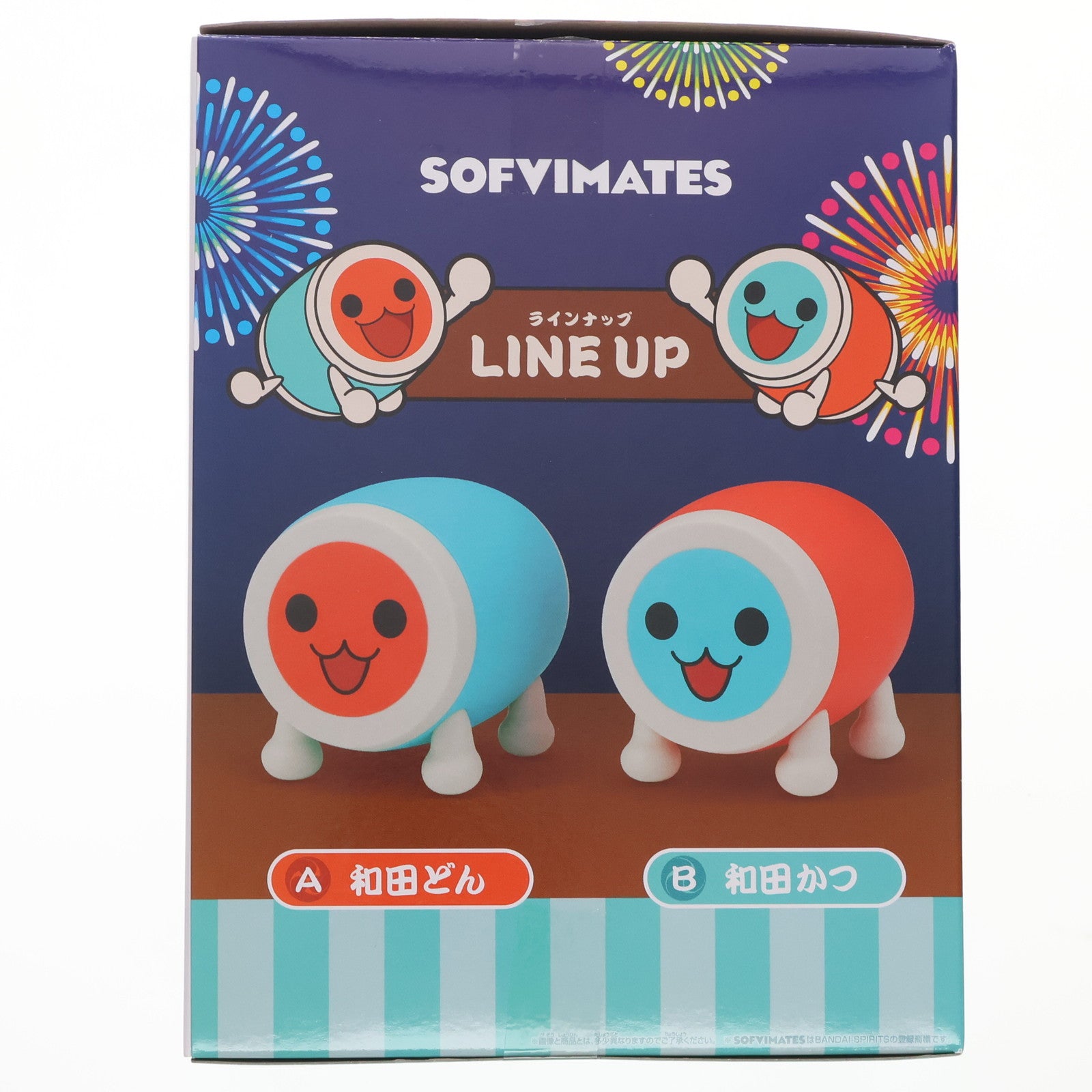 【中古即納】[SFT] 和田かつ 太鼓の達人 SOFVIMATES ソフビフィギュア プライズ(2789856) バンプレスト(20250918)