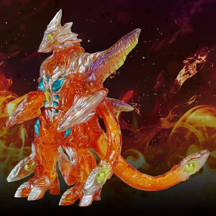【新品即納】[SFT] ミドルサイズシリーズ ガメラ 第8弾 イリス クリアオレンジ Ver. ガメラ3 邪神(イリス)覚醒 完成品 ソフビフィギュア CCP(20260430)