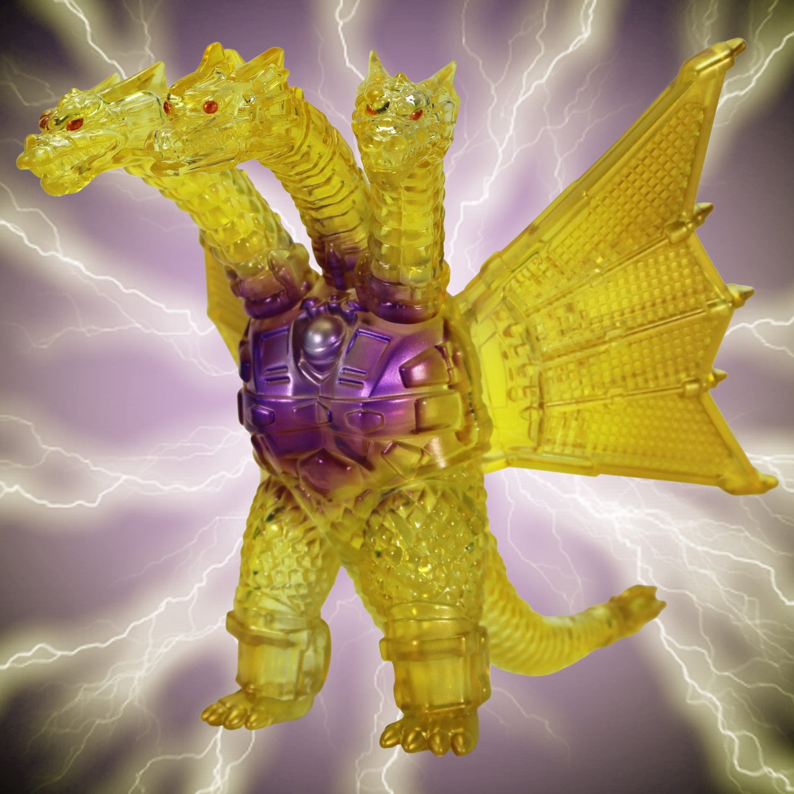 【予約安心出荷】[SFT] CCP ミドルサイズシリーズ ゴジラEX 第13弾 メカキングギドラ 登場イメージクリア Ver. ゴジラvsキングギドラ 完成品 ソフビフィギュア CCP(2026年5月)