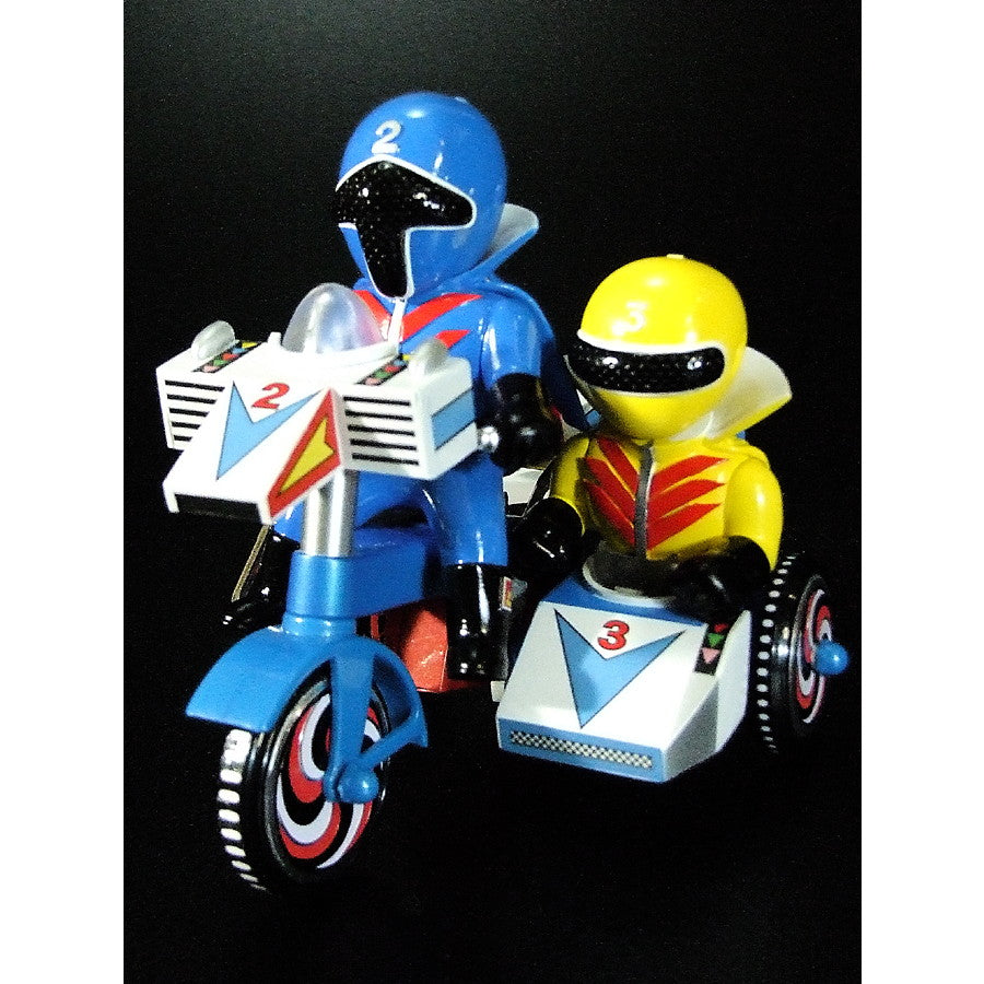 【予約安心出荷】[SFT] EX三輪車 アオレンジャー+キレンジャー Bタイプ 秘密戦隊ゴレンジャー 完成品 ソフビフィギュア プレックス/アート・ストーム(2026年5月)