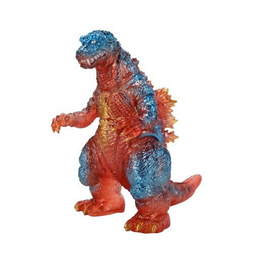 【新品】【お取り寄せ】[SFT] (再販) CCPミドルサイズシリーズ ゴジラEX 第5弾 ゴジラ(2001) レトロレッドクリア Ver. ゴジラ・モスラ・キングギドラ 大怪獣総攻撃 完成品 ソフビフィギュア CCP(20260430)