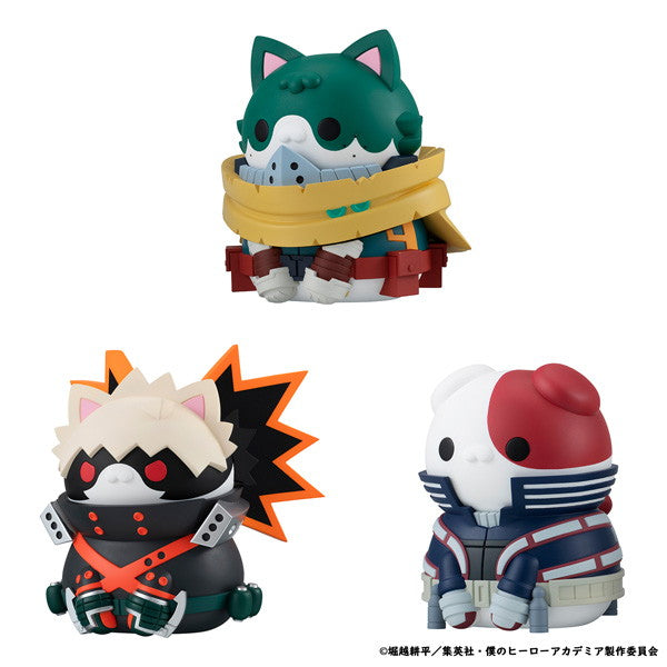 【予約安心出荷】[SFT] MEGA CAT PROJECT ニャンとも大きなヒロアカニャンコ 緑谷出久(みどりやいずく) 僕のヒーローアカデミア 完成品 ソフビフィギュア メガハウス(2026年6月)
