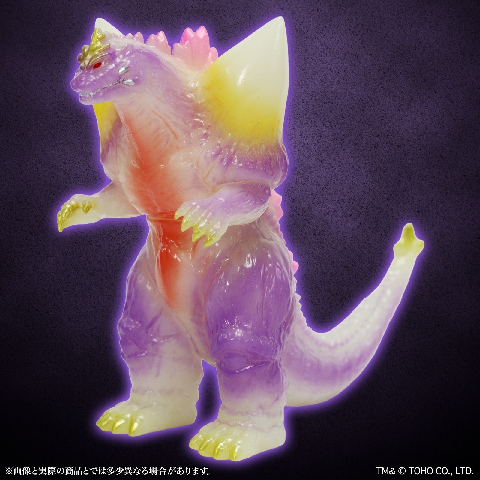 【新品】【お取り寄せ】[SFT] CCPミドルサイズシリーズ ゴジラEX 第14弾 スペースゴジラ ルミナスパープル Ver. ゴジラvsスペースゴジラ 完成品 ソフビフィギュア CCP(20260618)