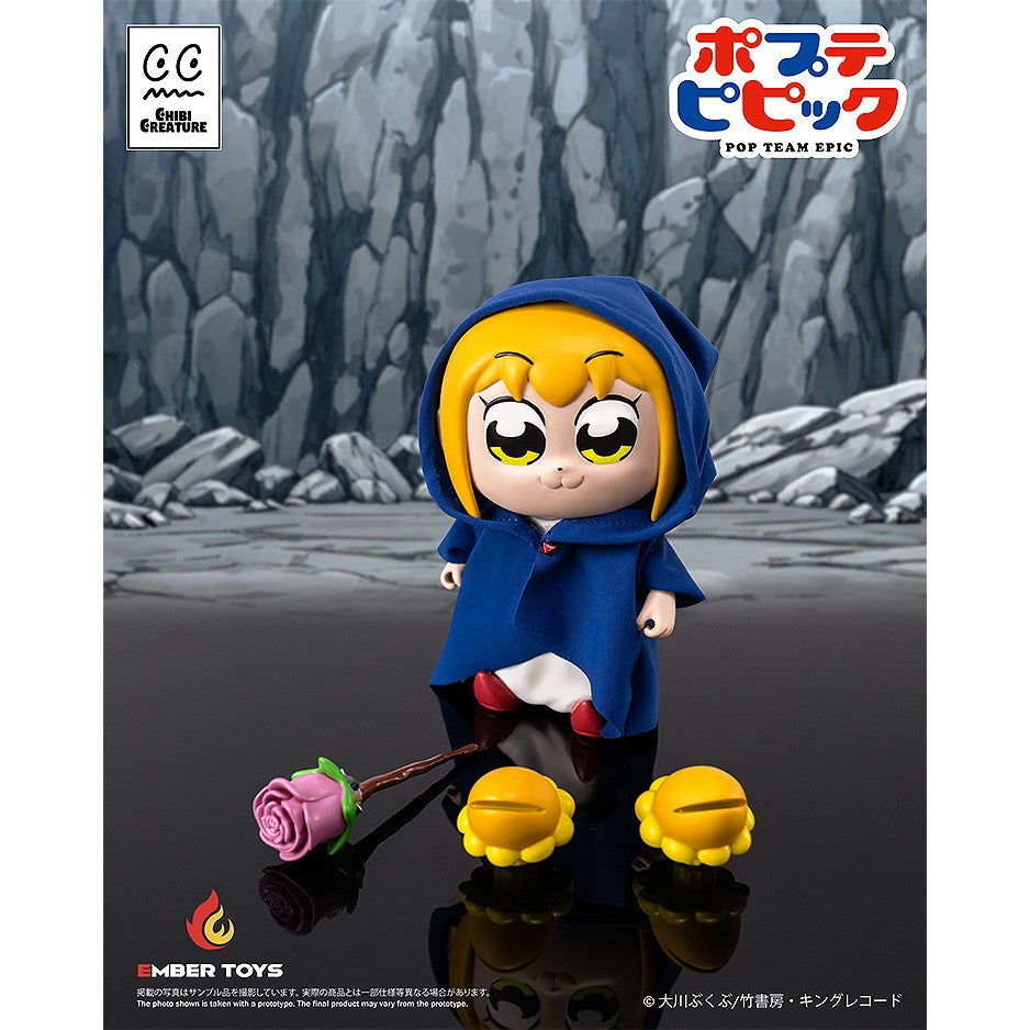 【新品】【お取り寄せ】[SFT] Chibi Creature ポプ子 & ピピ美 Shining Shoulder Ver. ポプテピピック 完成品 ソフビフィギュア EMBER TOYS(エンバートイズ)(20260831)
