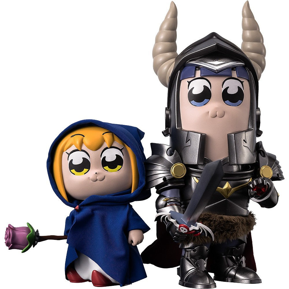 【新品】【お取り寄せ】[SFT] Chibi Creature ポプ子 & ピピ美 Shining Shoulder Ver. ポプテピピック 完成品 ソフビフィギュア EMBER TOYS(エンバートイズ)(20260831)