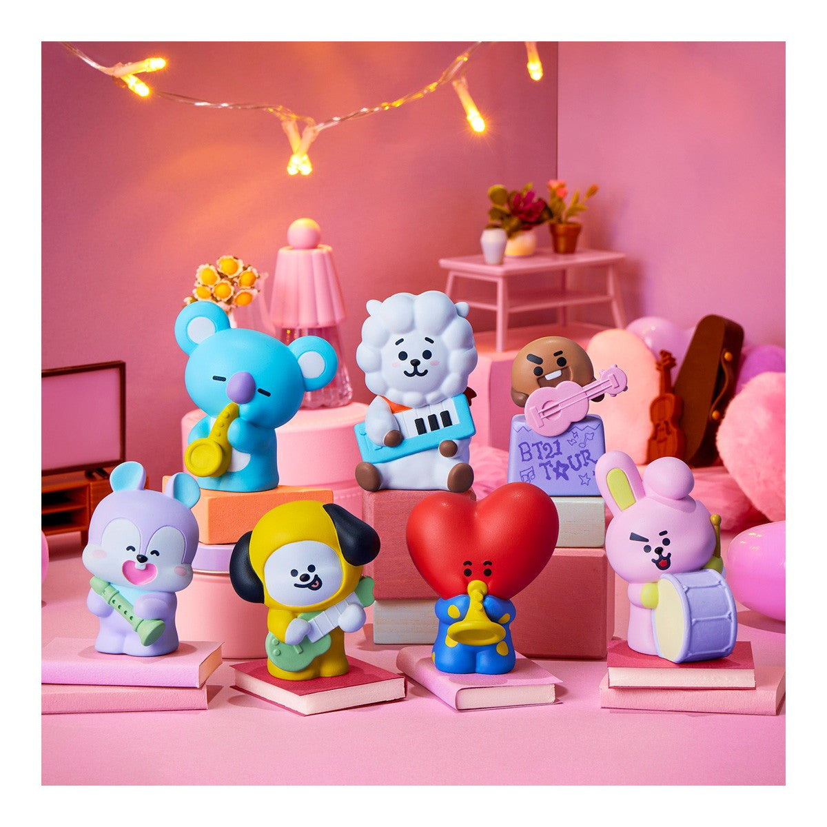 【予約安心出荷】[SFT] (BOX)(食玩) BT21フレンズ4 ソフビフィギュア(12個) バンダイ(2026年6月)