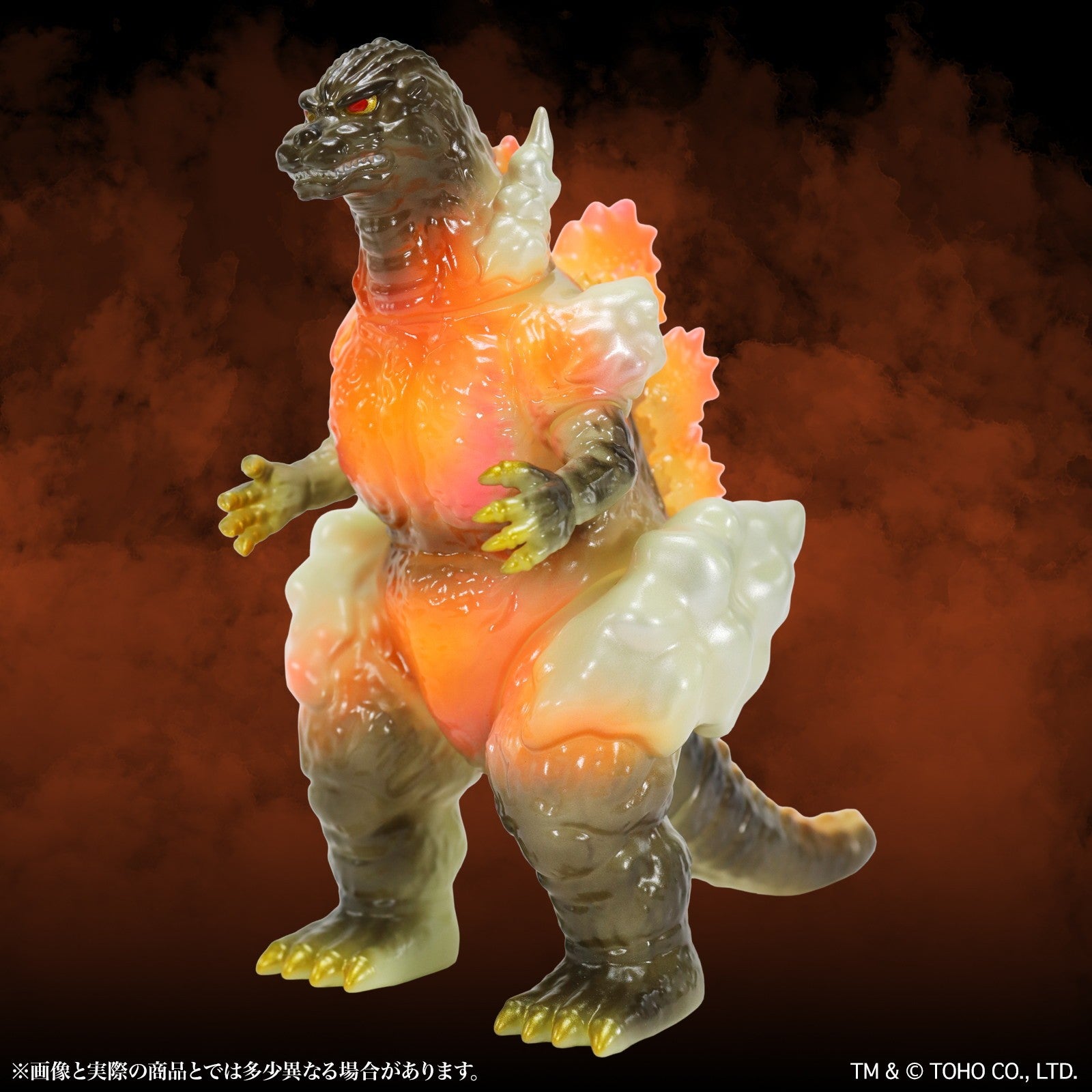【新品】【お取り寄せ】[SFT] CCPミドルサイズシリーズ ゴジラEX 第15弾 バーニングゴジラ ルミナスレッド Ver. ゴジラvsデストロイア 完成品 ソフビフィギュア CCP(20260831)