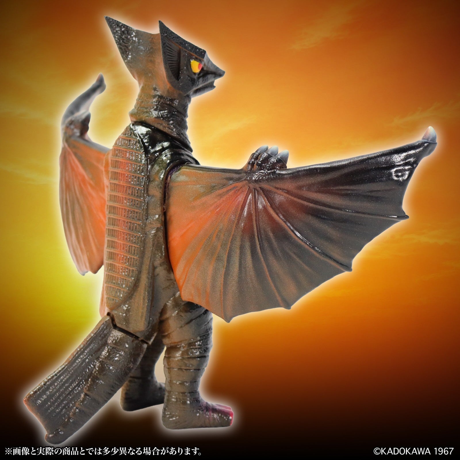 【予約安心出荷】[SFT] MSS(ミドルサイズシリーズ) ガメラ 第13弾 ギャオス(1967)曙光決戦 Ver. 大怪獣空中戦 ガメラ対ギャオス 完成品 ソフビフィギュア CCP(2026年10月)