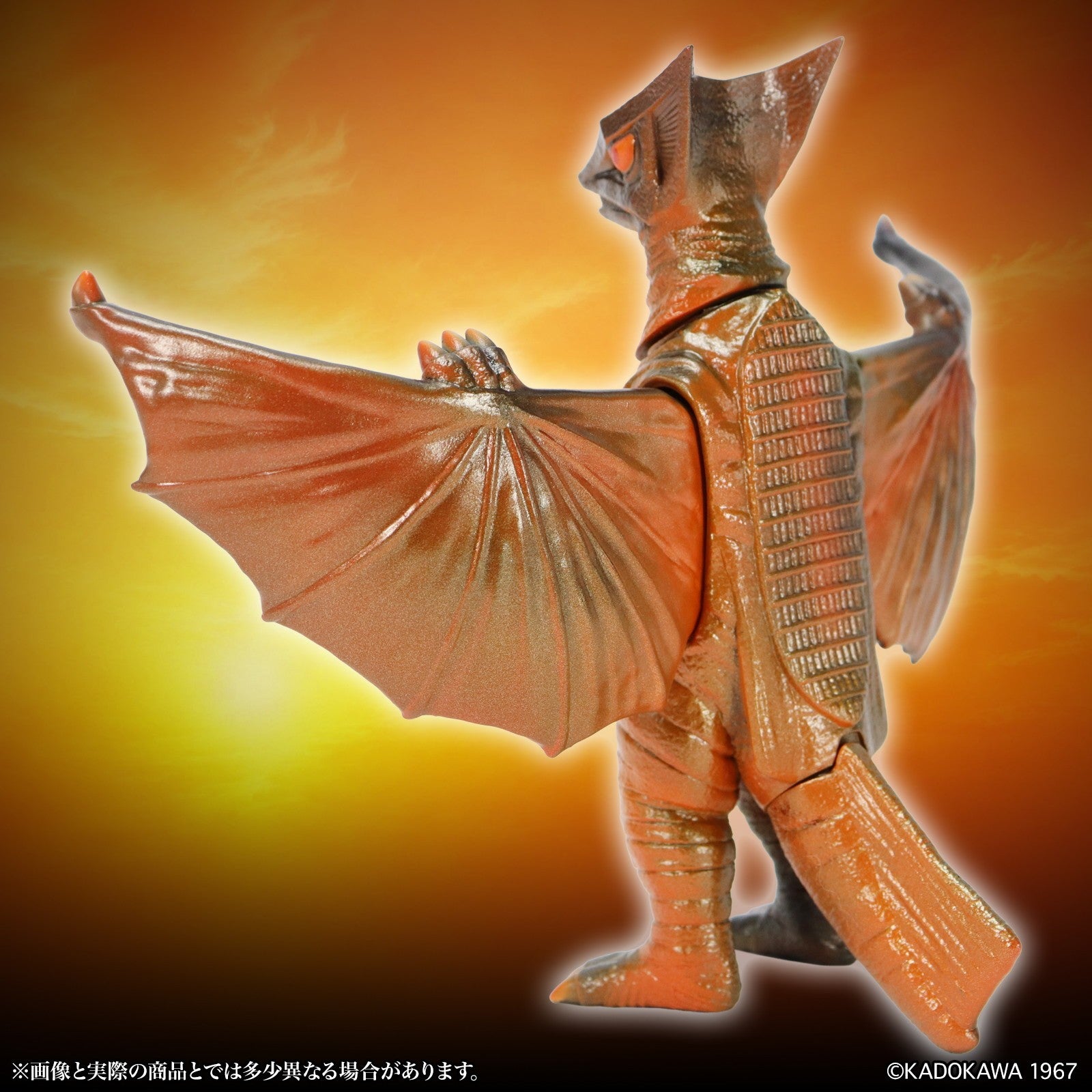 【予約安心出荷】[SFT] MSS(ミドルサイズシリーズ) ガメラ 第13弾 ギャオス(1967)曙光決戦 Ver. 大怪獣空中戦 ガメラ対ギャオス 完成品 ソフビフィギュア CCP(2026年10月)