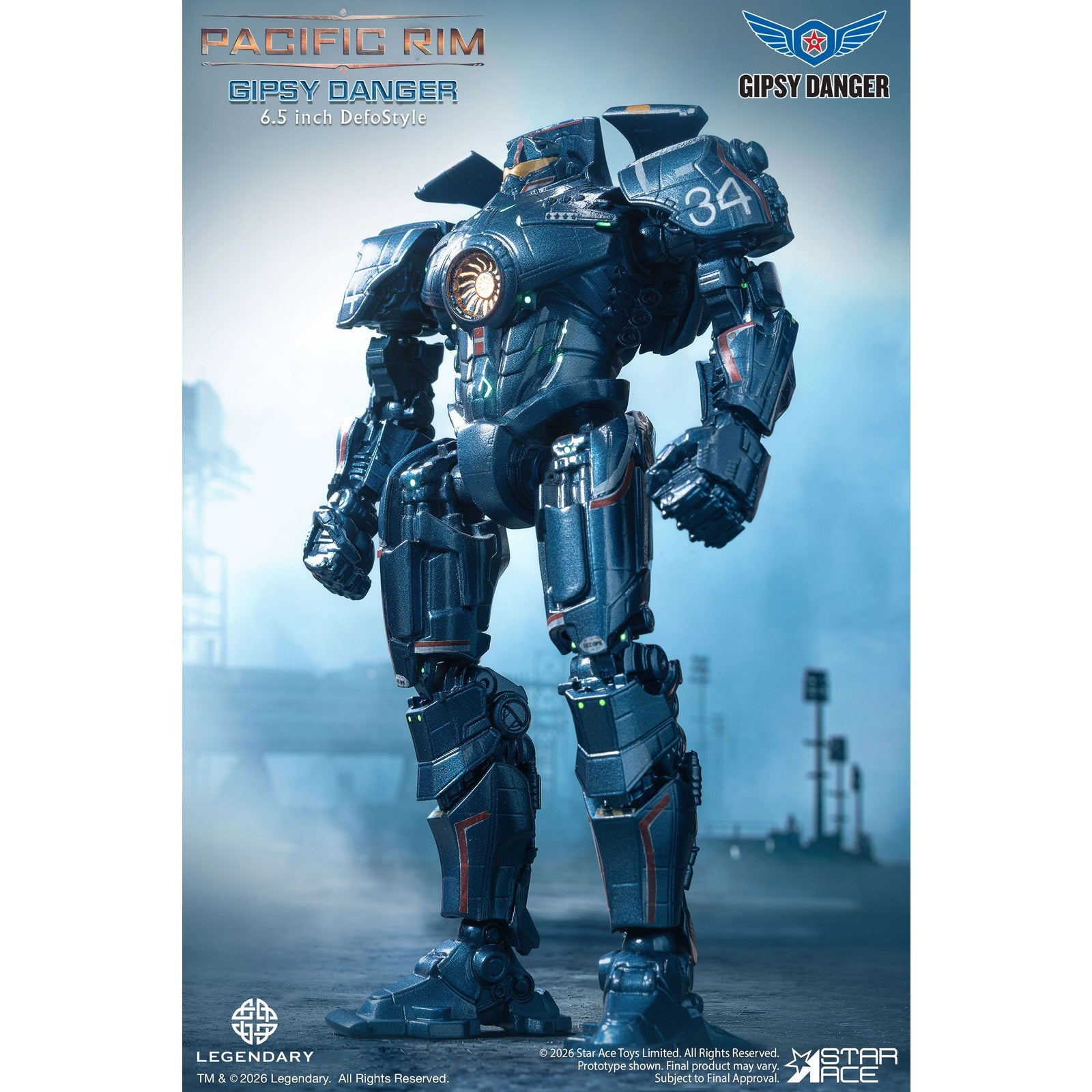 【予約安心出荷】[SFT] デフォスタイル ジプシー・デンジャー パシフィック・リム 完成品 ソフビフィギュア スターエーストイズ/エクスプラス(2026年11月)