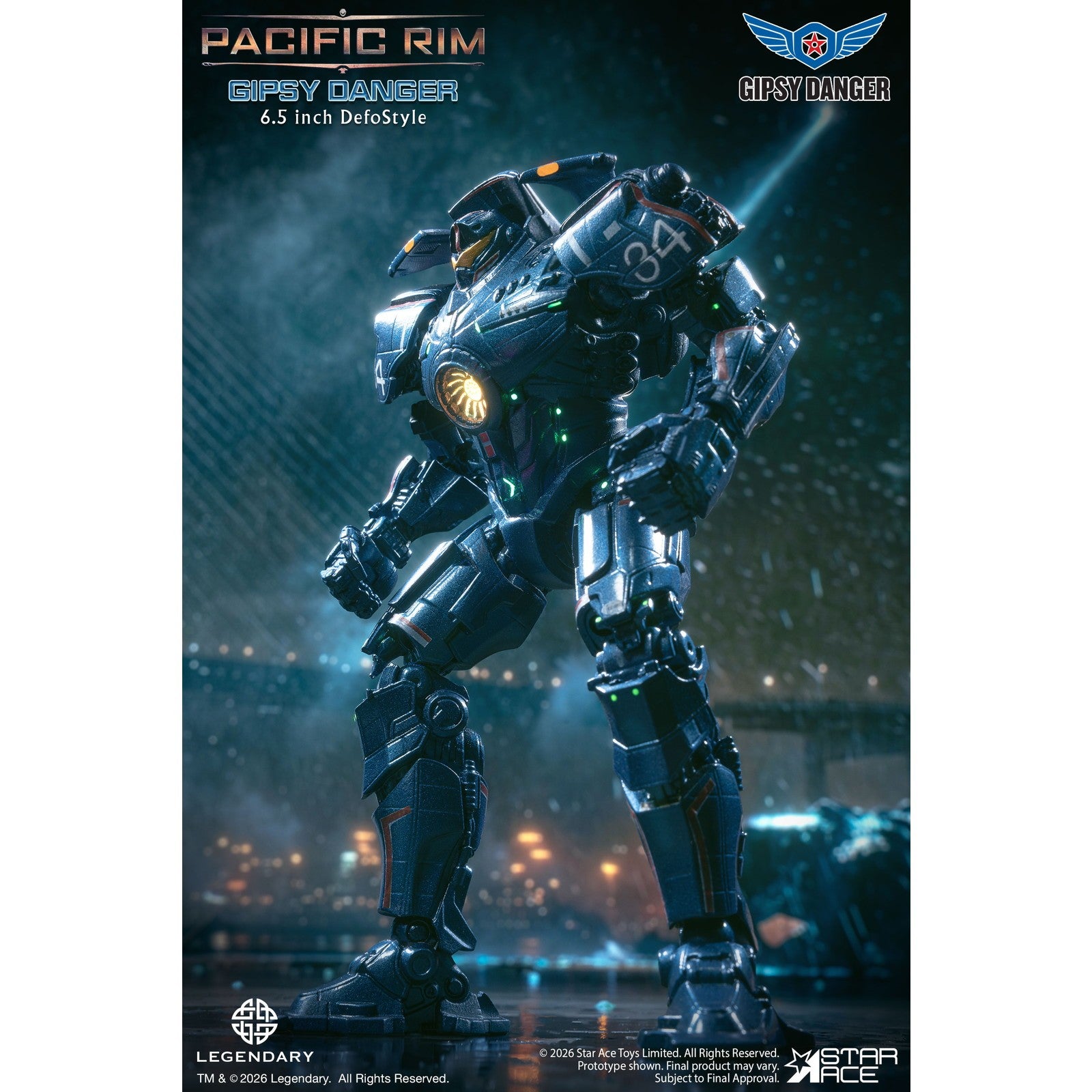 【予約安心出荷】[SFT] デフォスタイル ジプシー・デンジャー パシフィック・リム 完成品 ソフビフィギュア スターエーストイズ/エクスプラス(2026年11月)