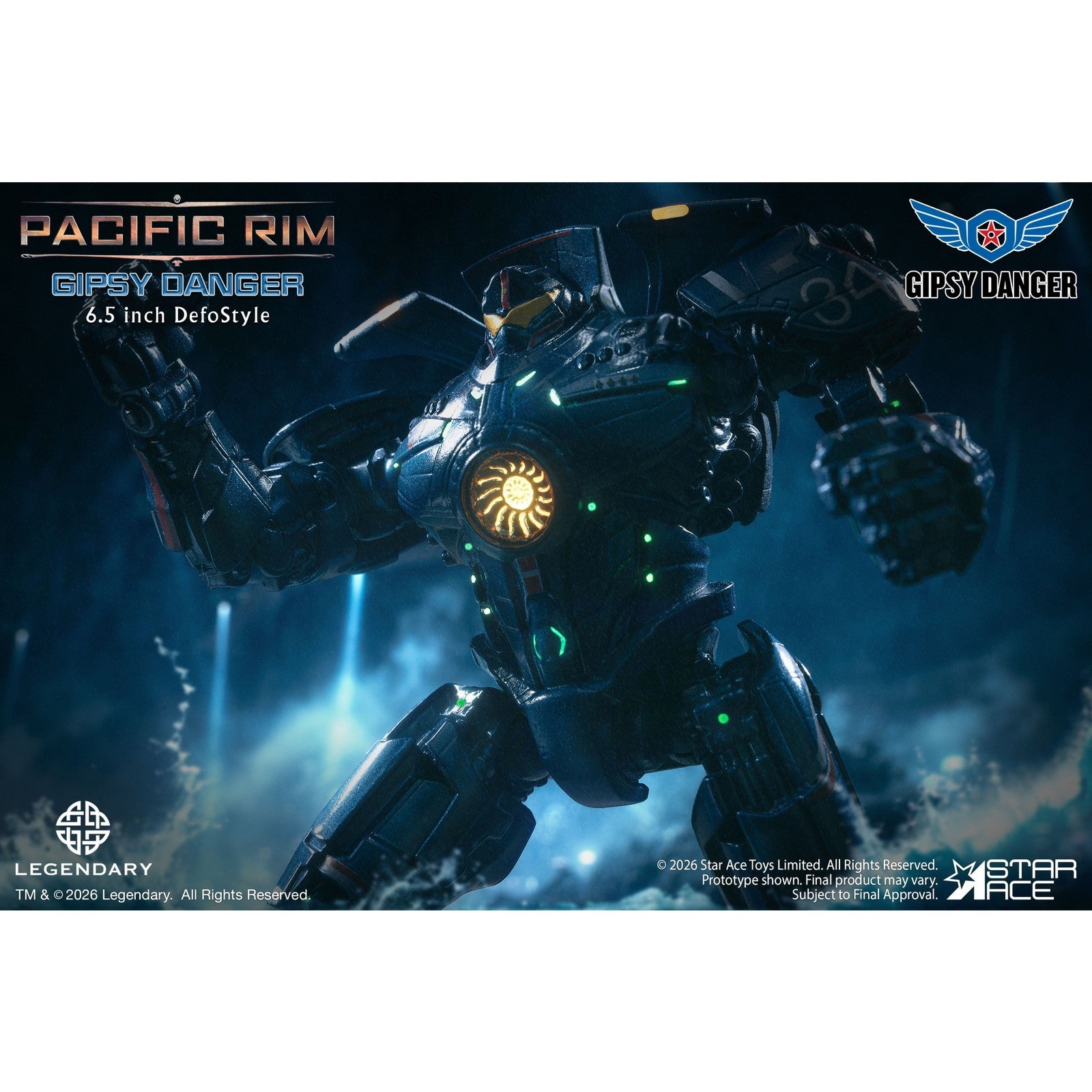 【予約安心出荷】[SFT] デフォスタイル ジプシー・デンジャー デラックスVer. パシフィック・リム 完成品 ソフビフィギュア スターエーストイズ/エクスプラス(2026年11月)