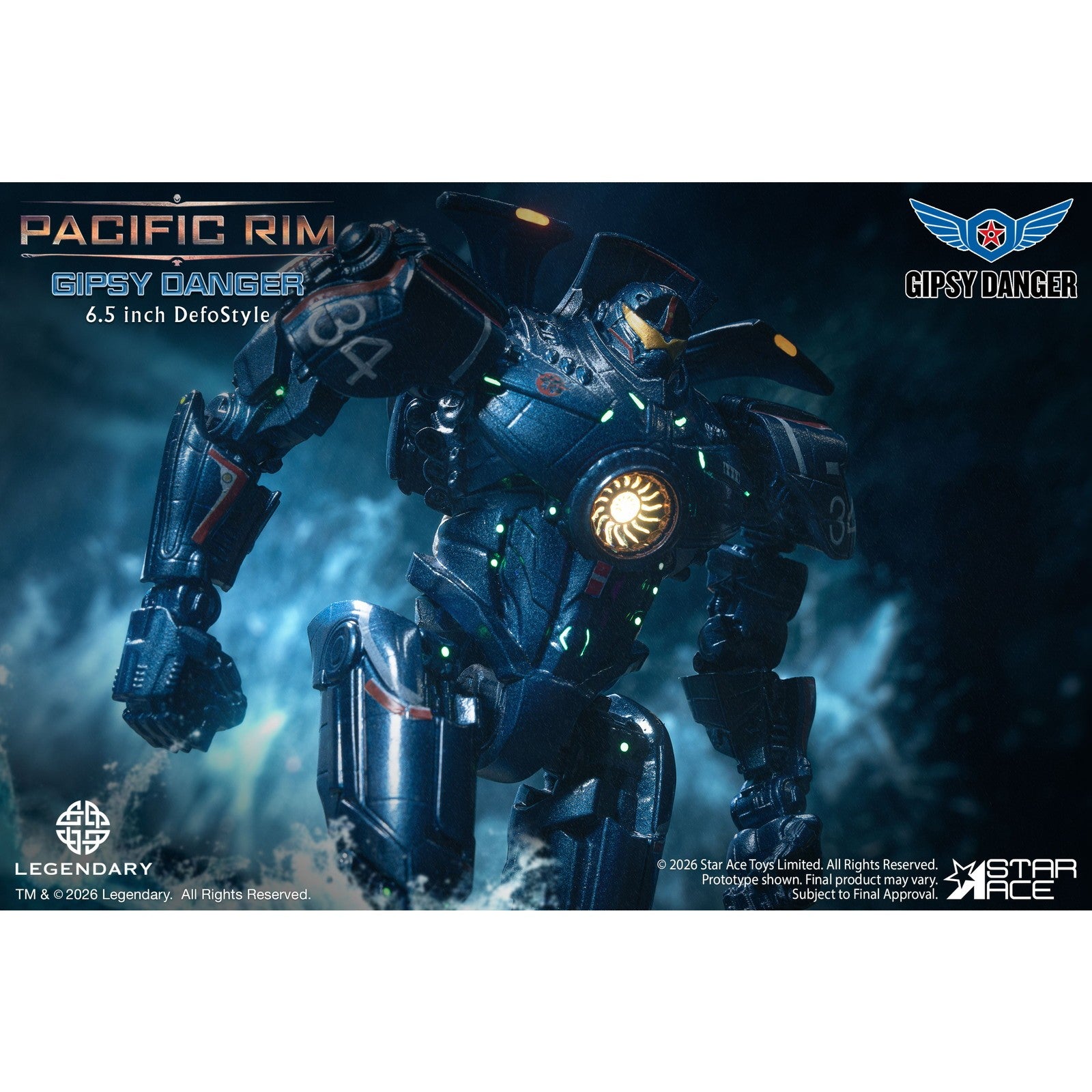 【予約安心出荷】[SFT] デフォスタイル ジプシー・デンジャー デラックスVer. パシフィック・リム 完成品 ソフビフィギュア スターエーストイズ/エクスプラス(2026年11月)