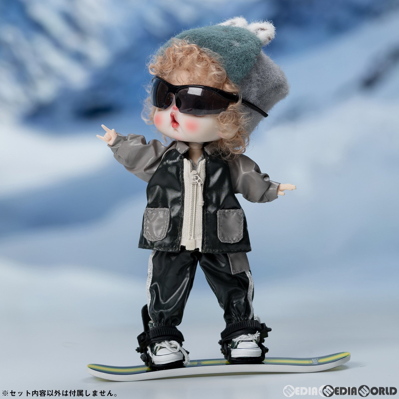【新品即納】[DOL] PICCODO(ピコドー) ACTION DOLL スキースーツ 黒 ドール用衣装 GENESIS(ジェネシス) (20220609)