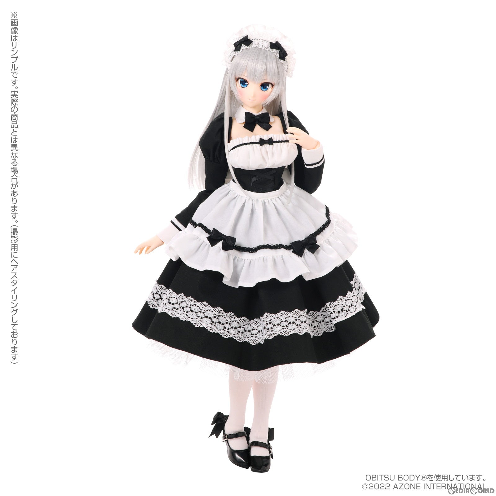 【新品即納】[DOL] Iris Collect(アイリス コレクト) レイラ/もふもふカフェへようこそ♪(いつものオオカミメイドver.) 1/3 完成品 ドール(AOD524-RMB) アゾン(20230326)