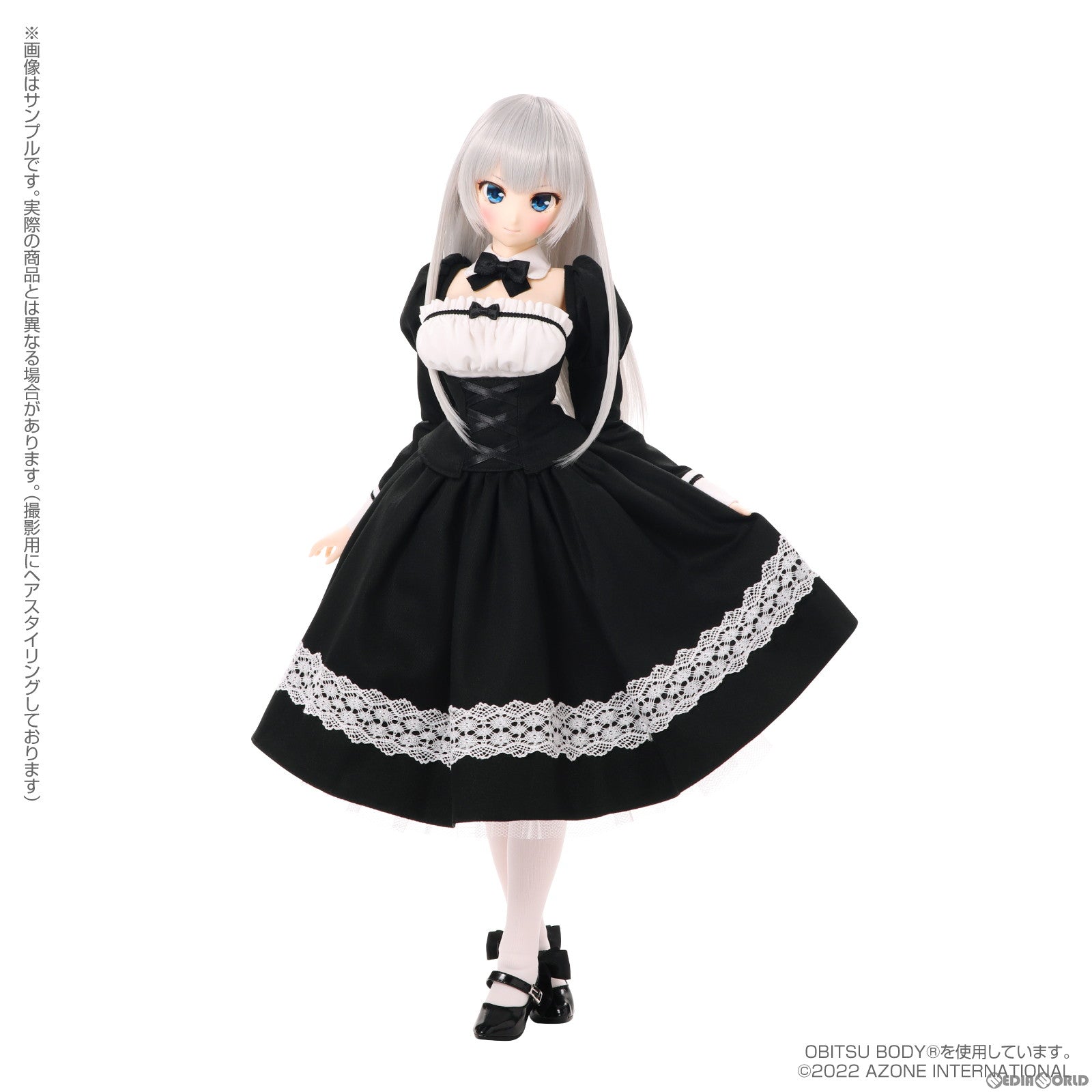 【新品即納】[DOL] Iris Collect(アイリス コレクト) レイラ/もふもふカフェへようこそ♪(いつものオオカミメイドver.) 1/3 完成品 ドール(AOD524-RMB) アゾン(20230326)
