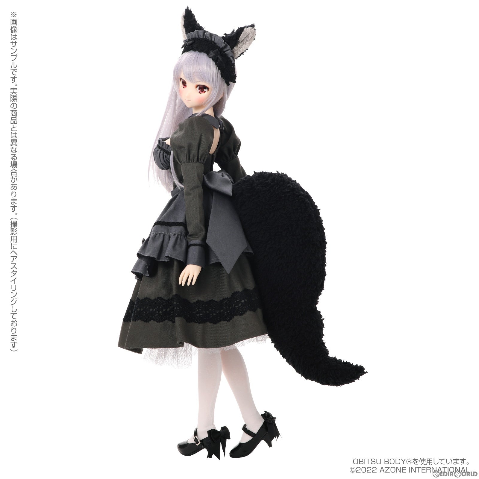 【新品即納】[DOL] Iris Collect(アイリス コレクト) レイラ/もふもふカフェへようこそ♪(満月のオオカミメイドver.) 1/3 完成品 ドール(AOD524-RMG) アゾン(20230326)