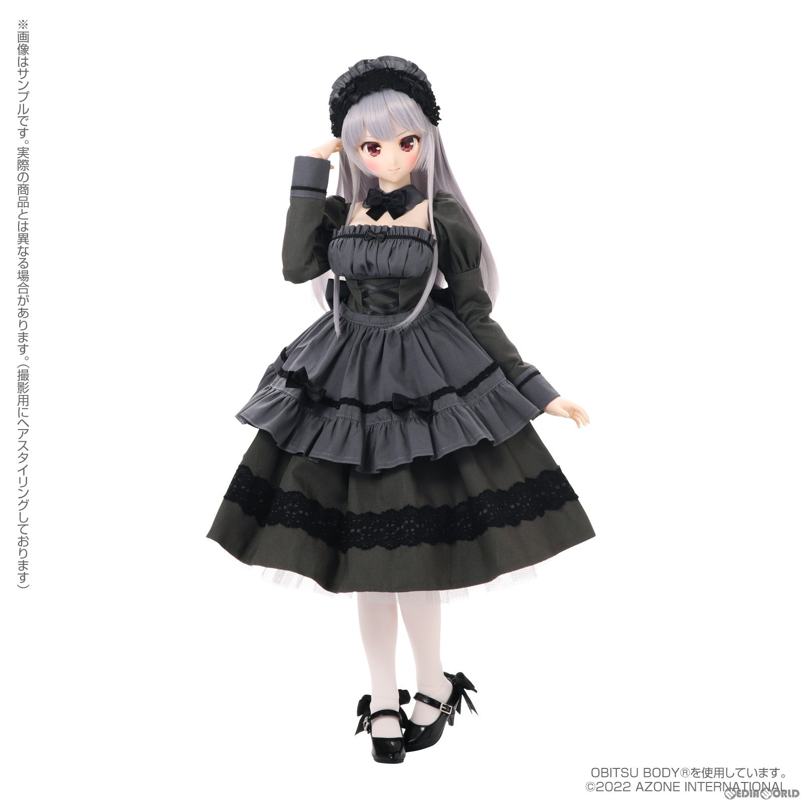 【新品即納】[DOL] Iris Collect(アイリス コレクト) レイラ/もふもふカフェへようこそ♪(満月のオオカミメイドver.) 1/3 完成品 ドール(AOD524-RMG) アゾン(20230326)